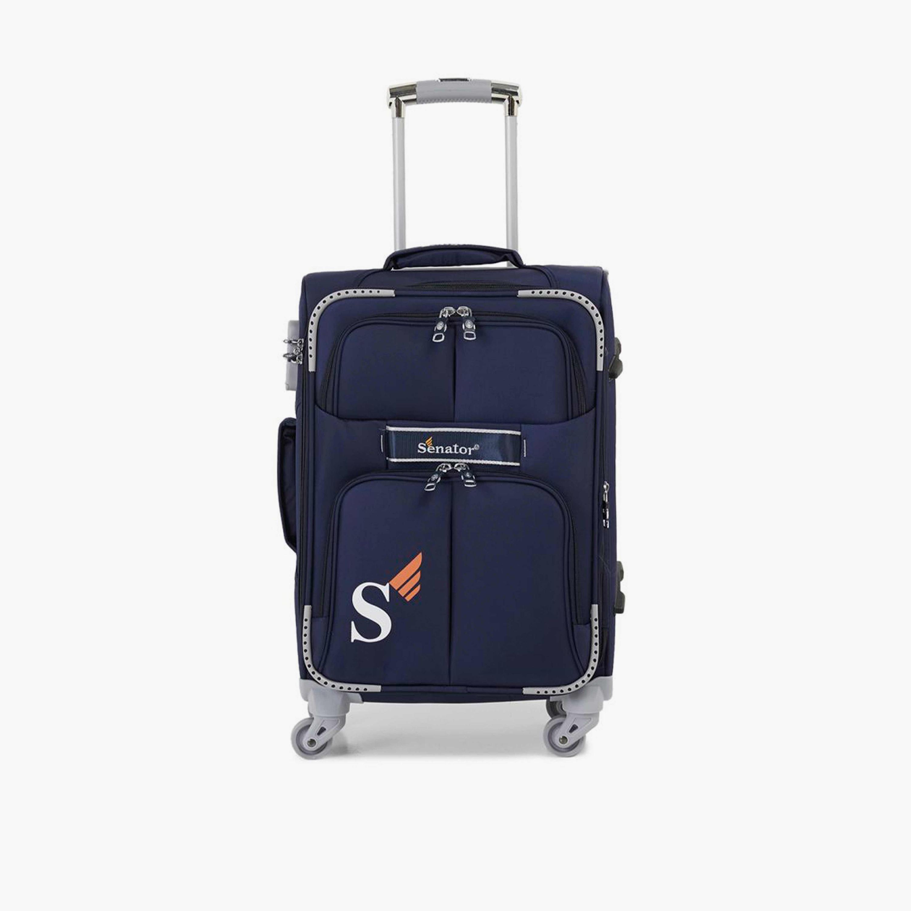 Senator Set of 4 Nylon Soft Sided 4-Wheeler Spinner Trolley Bag with Built-in Combination lock | LL003-4-travel-luggagesandbags-luggage-image-4
