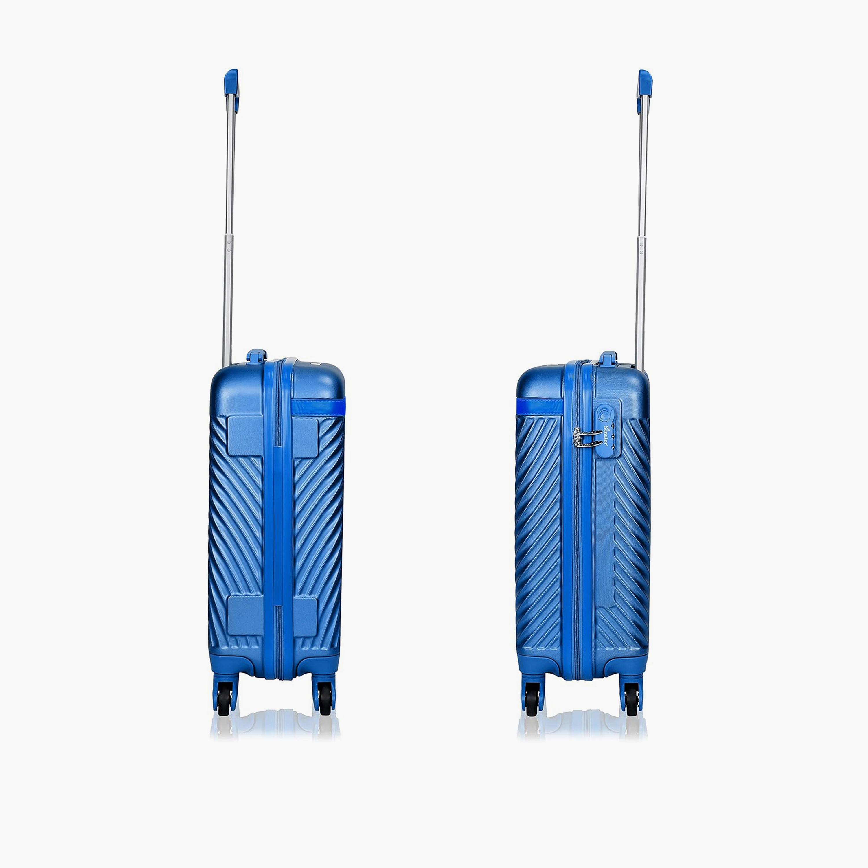 Senator 57 CM Small Cabin ABS Hard Sided 4-Wheeler Spinner Trolley Bag with Combination Lock | KH1065-20-travel-luggagesandbags-luggage-image-6
