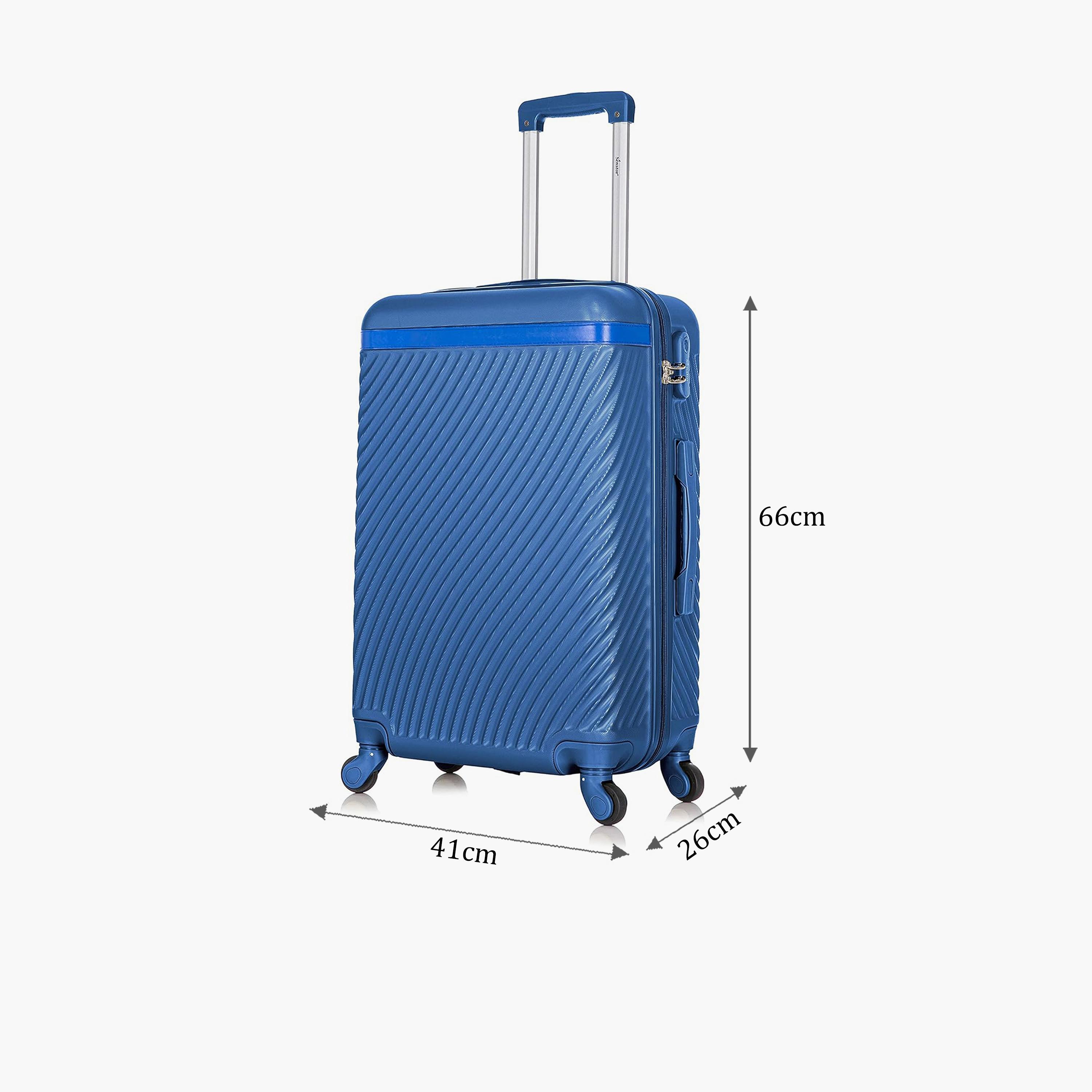Senator 66 CM Medium Check-in ABS Hard Sided 4-Wheeler Spinner Trolley Bag with Combination Lock | KH1065-24-travel-luggagesandbags-luggage-image-2