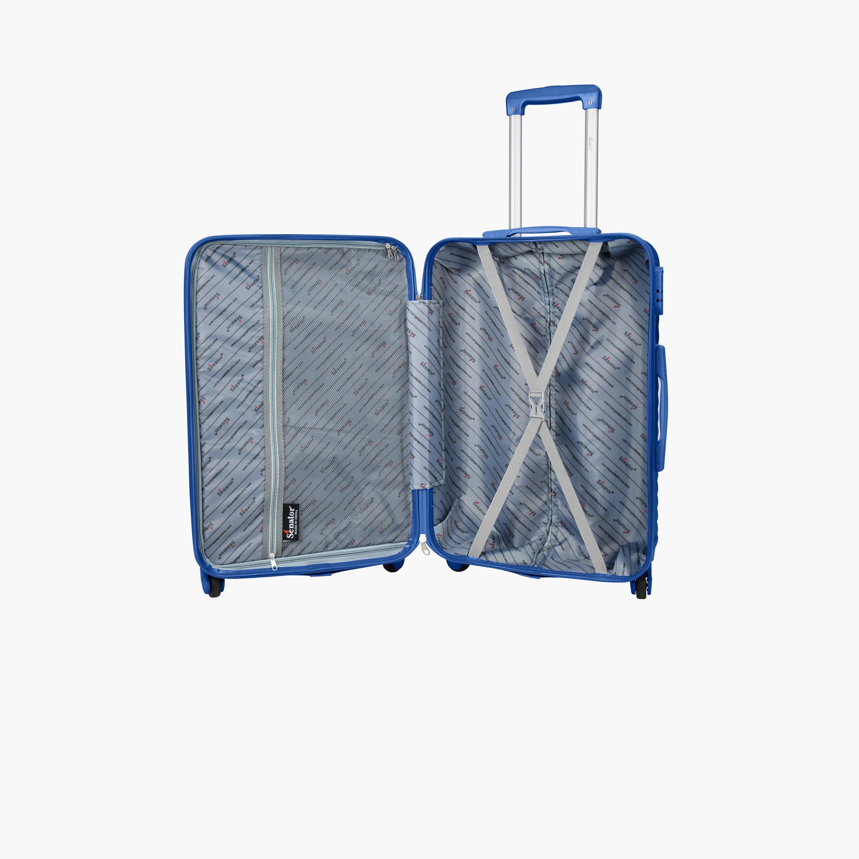 Senator 66 CM Medium Check-in ABS Hard Sided 4-Wheeler Spinner Trolley Bag with Combination Lock | KH1065-24-travel-luggagesandbags-luggage-image-5