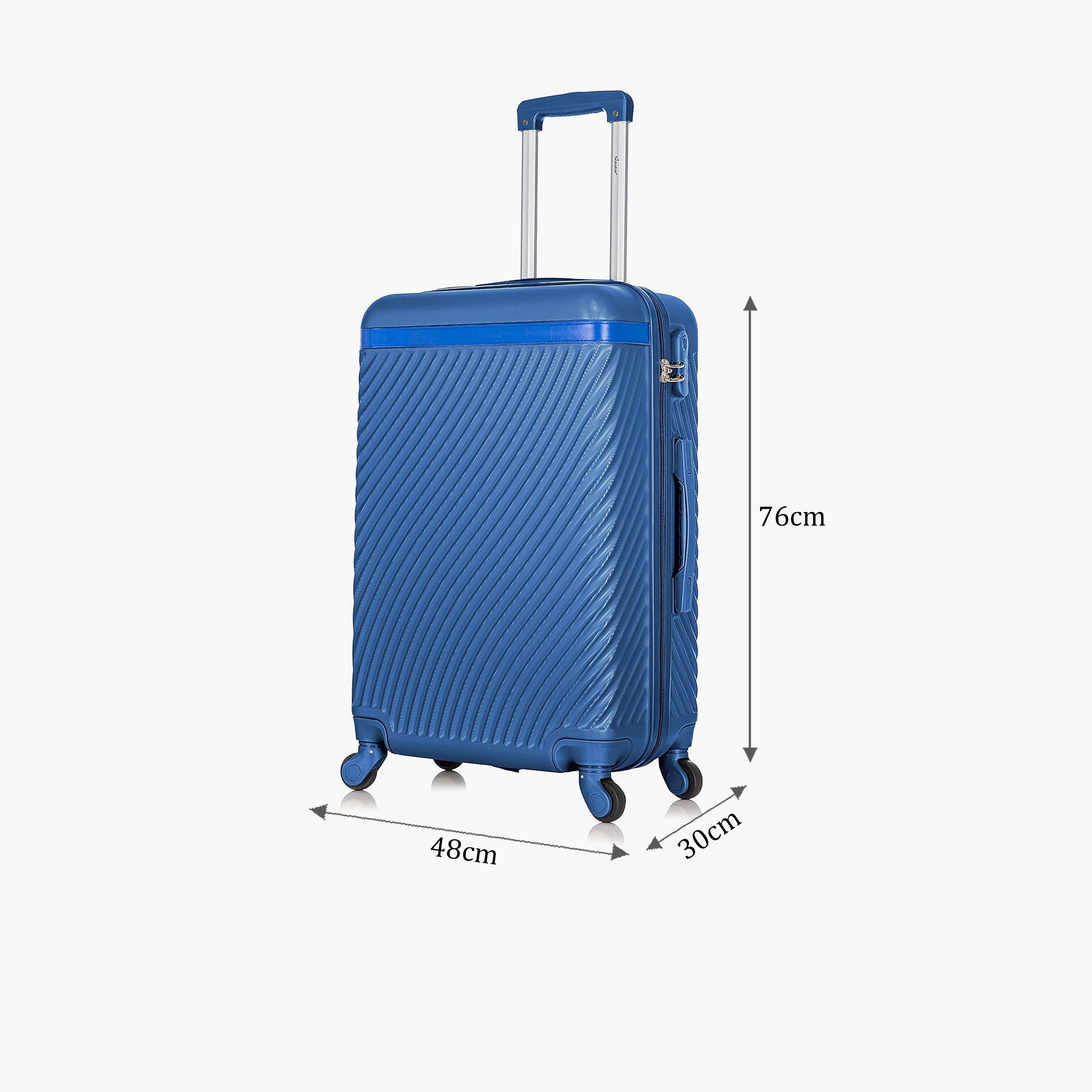 Senator 76 CM Large Check-in ABS Hard Sided 4-Wheeler Spinner Trolley Bag with Combination Lock | KH1065-28-travel-luggagesandbags-luggage-image-2