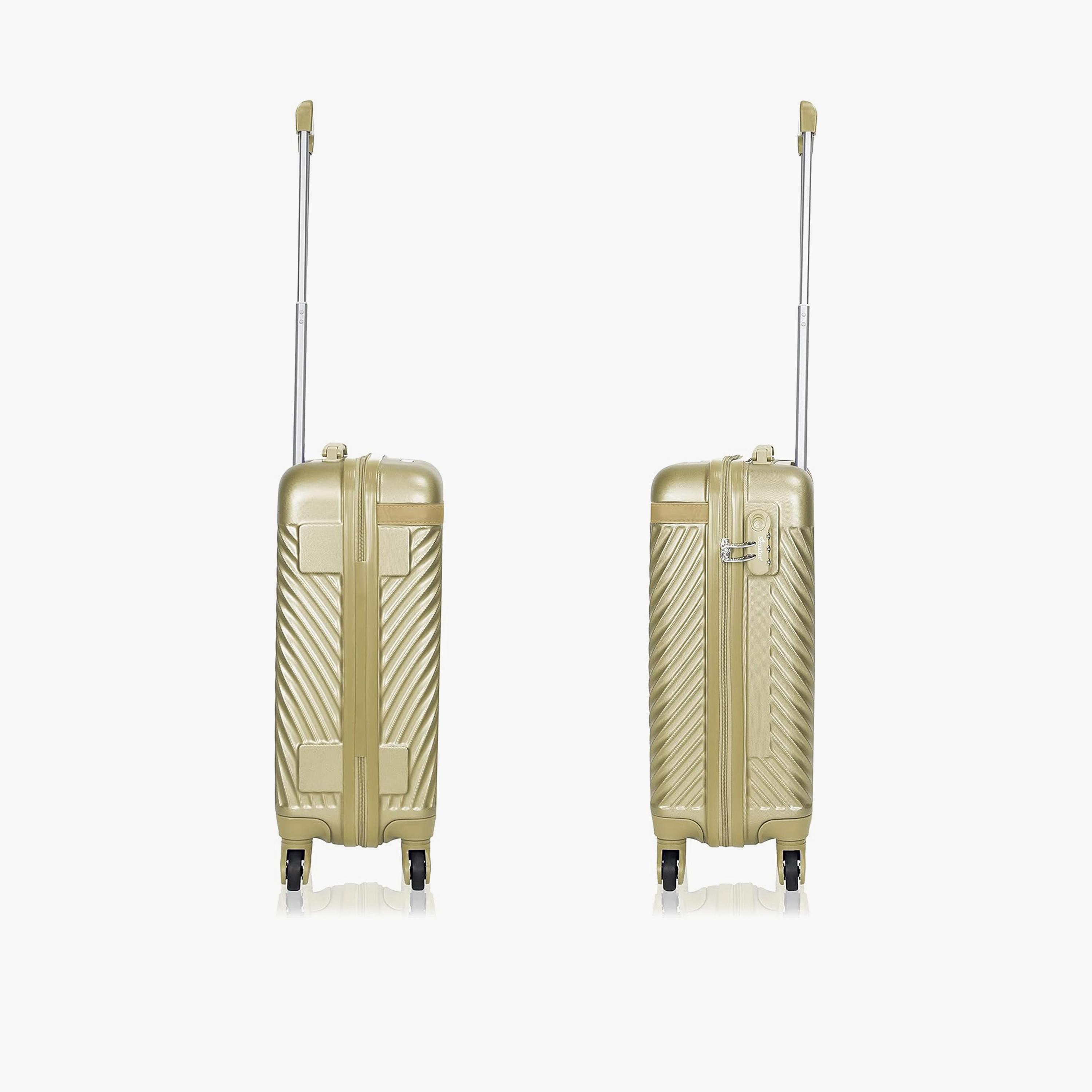 Senator 57 CM Small Cabin ABS Hard Sided 4-Wheeler Spinner Trolley Bag with Combination Lock | KH1065-20-travel-luggagesandbags-luggage-image-6