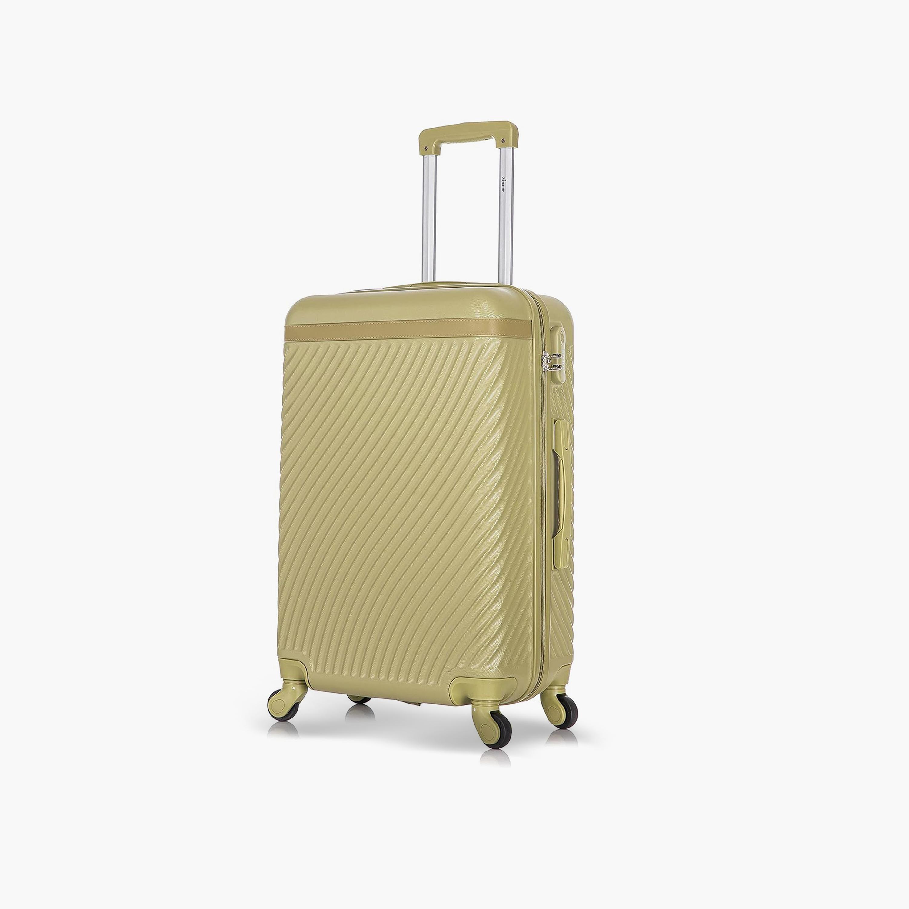 Senator 66 CM Medium Check-in ABS Hard Sided 4-Wheeler Spinner Trolley Bag with Combination Lock | KH1065-24-travel-luggagesandbags-luggage-image-1