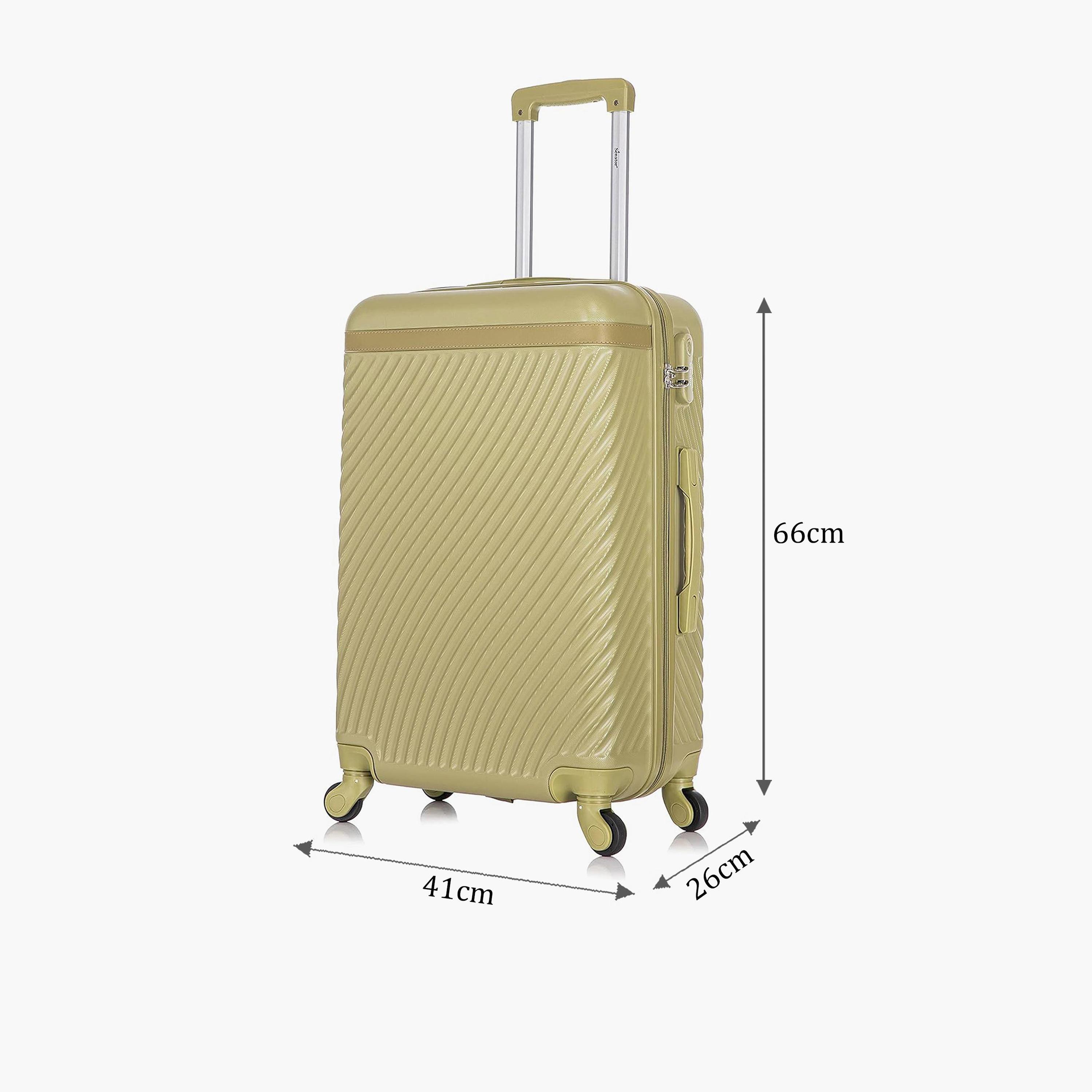 Senator 66 CM Medium Check-in ABS Hard Sided 4-Wheeler Spinner Trolley Bag with Combination Lock | KH1065-24-travel-luggagesandbags-luggage-image-2