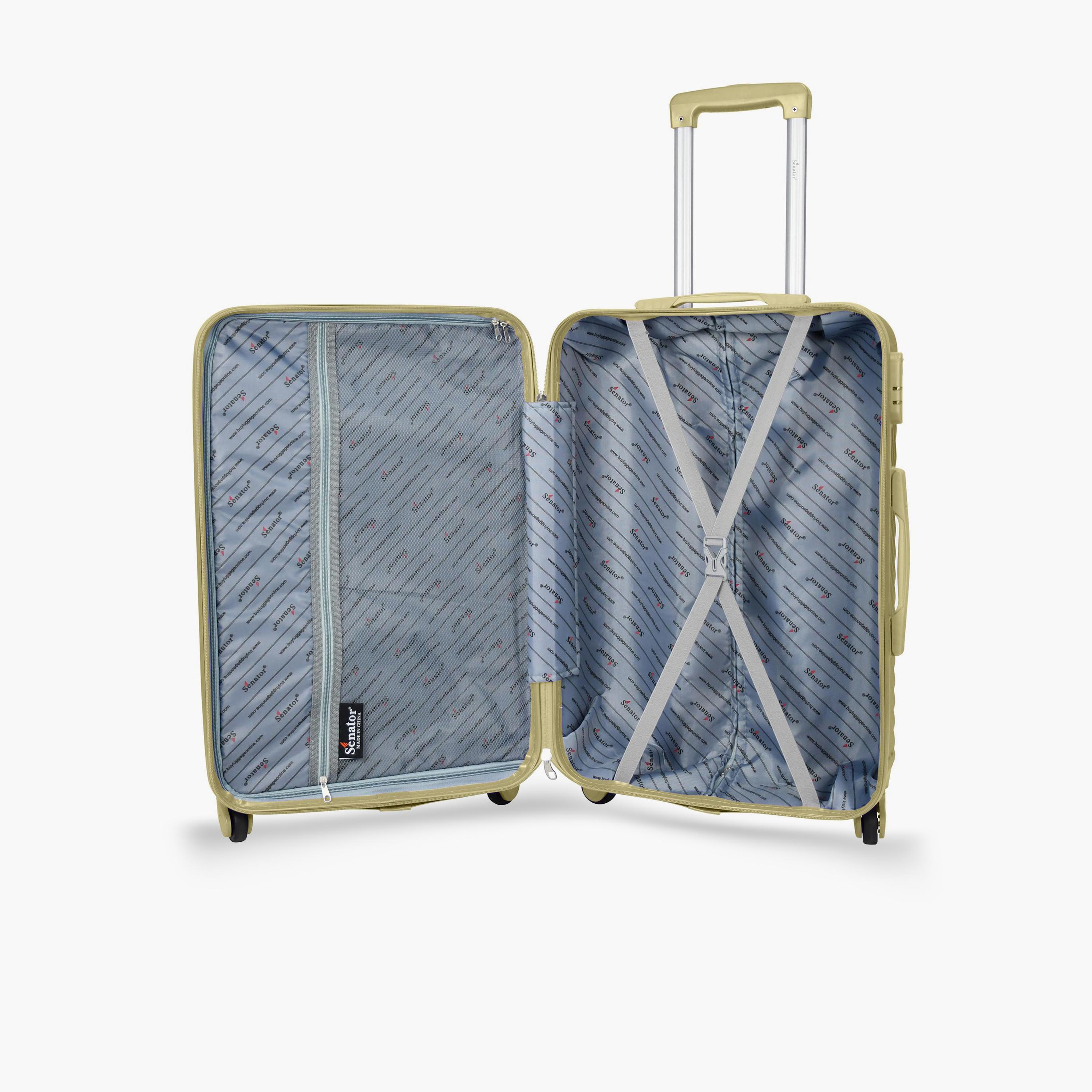 Senator 66 CM Medium Check-in ABS Hard Sided 4-Wheeler Spinner Trolley Bag with Combination Lock | KH1065-24-travel-luggagesandbags-luggage-image-4