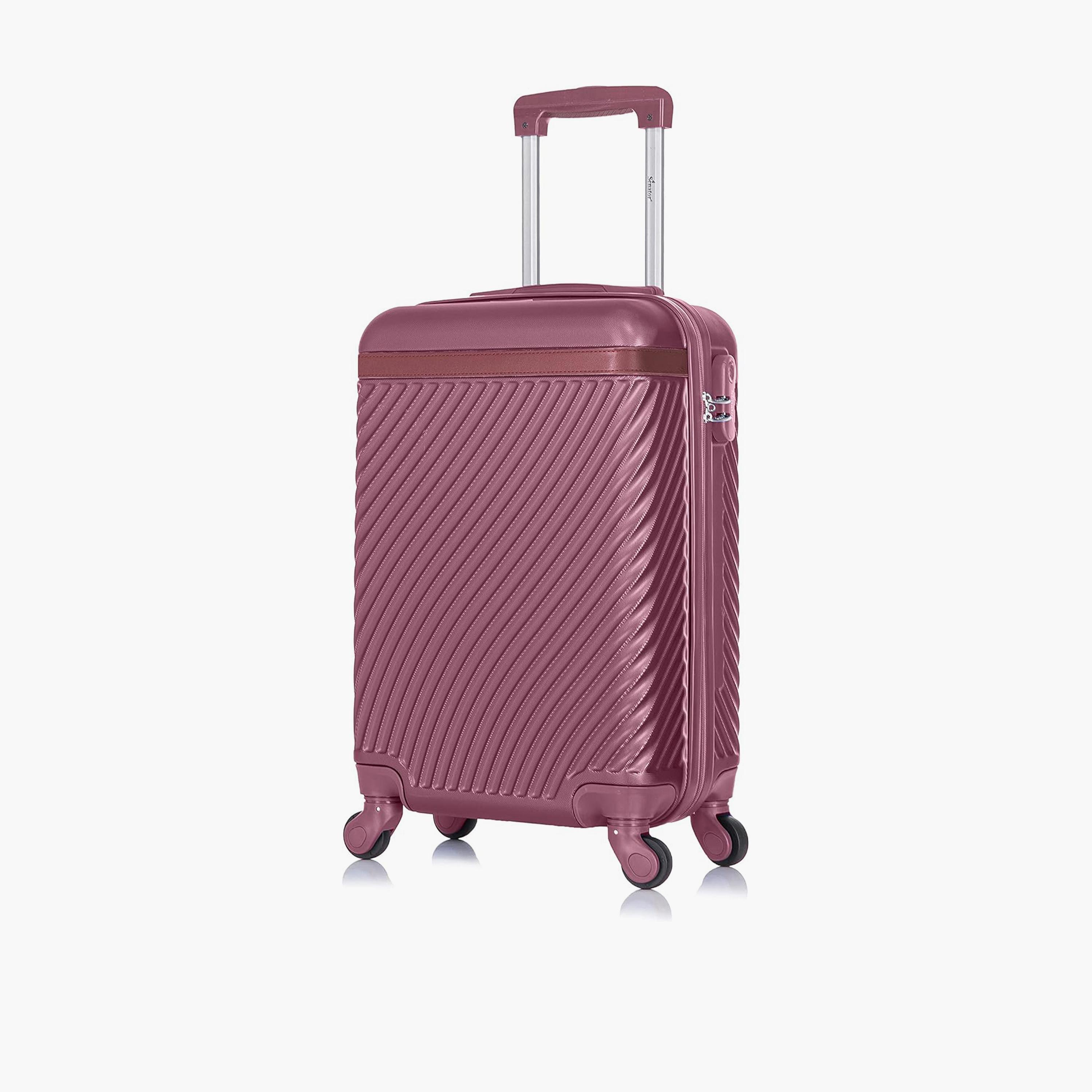 Senator 57 CM Small Cabin ABS Hard Sided 4-Wheeler Spinner Trolley Bag with Combination Lock | KH1065-20-travel-luggagesandbags-luggage-image-1
