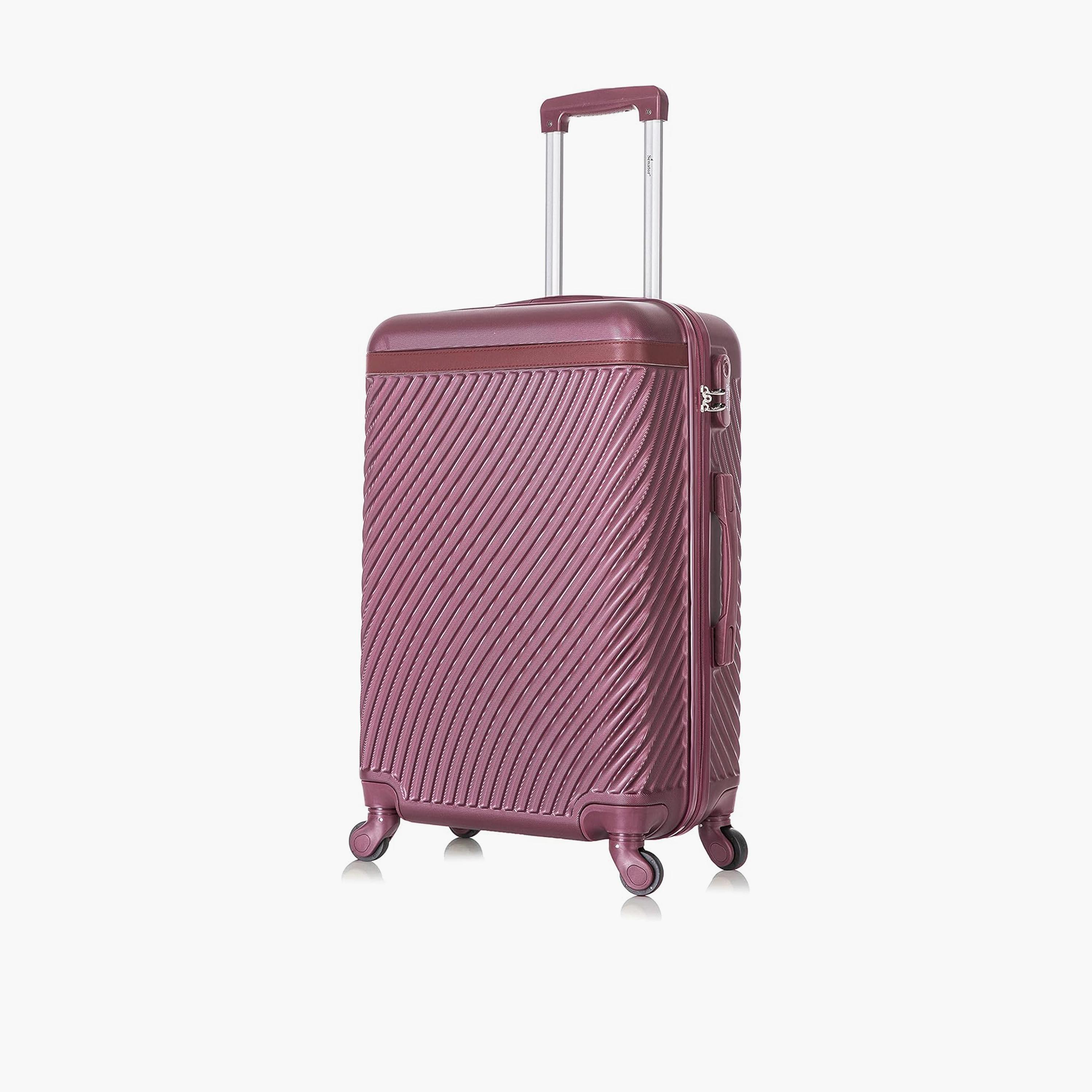 Senator 66 CM Medium Check-in ABS Hard Sided 4-Wheeler Spinner Trolley Bag with Combination Lock | KH1065-24-travel-luggagesandbags-luggage-image-1