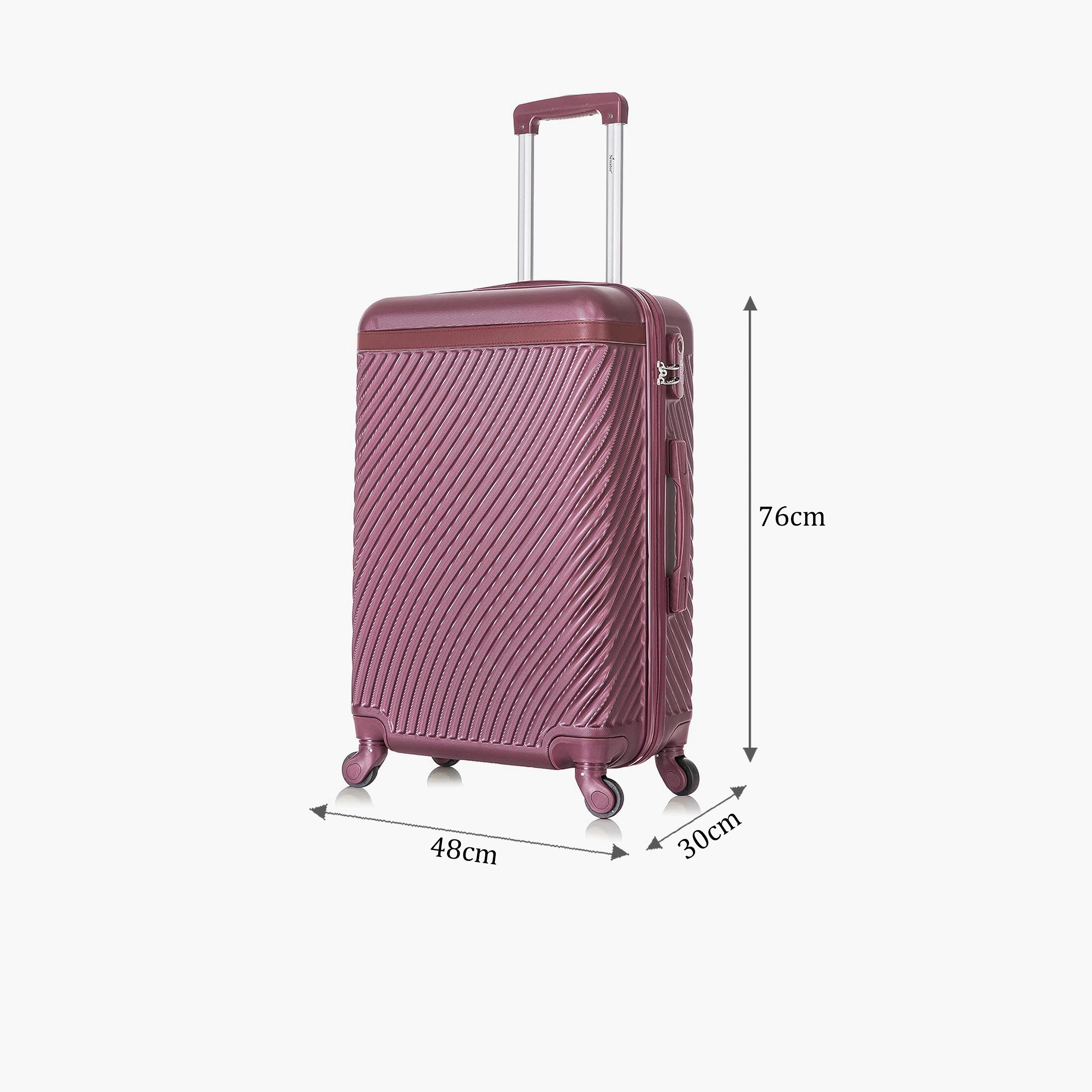 Senator 76 CM Large Check-in ABS Hard Sided 4-Wheeler Spinner Trolley Bag with Combination Lock | KH1065-28-travel-luggagesandbags-luggage-image-2