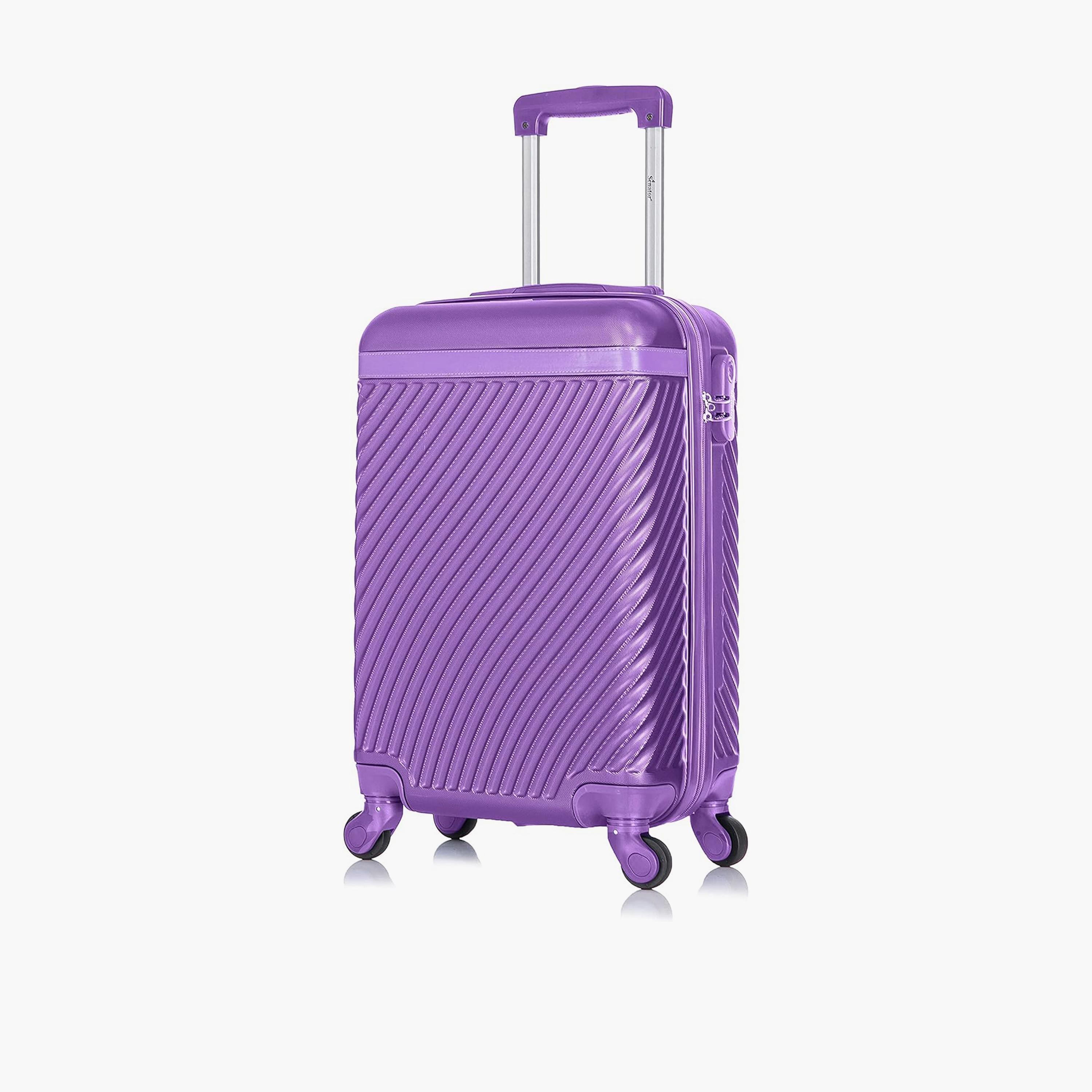 Senator 57 CM Small Cabin ABS Hard Sided 4-Wheeler Spinner Trolley Bag with Combination Lock | KH1065-20-travel-luggagesandbags-luggage-image-1