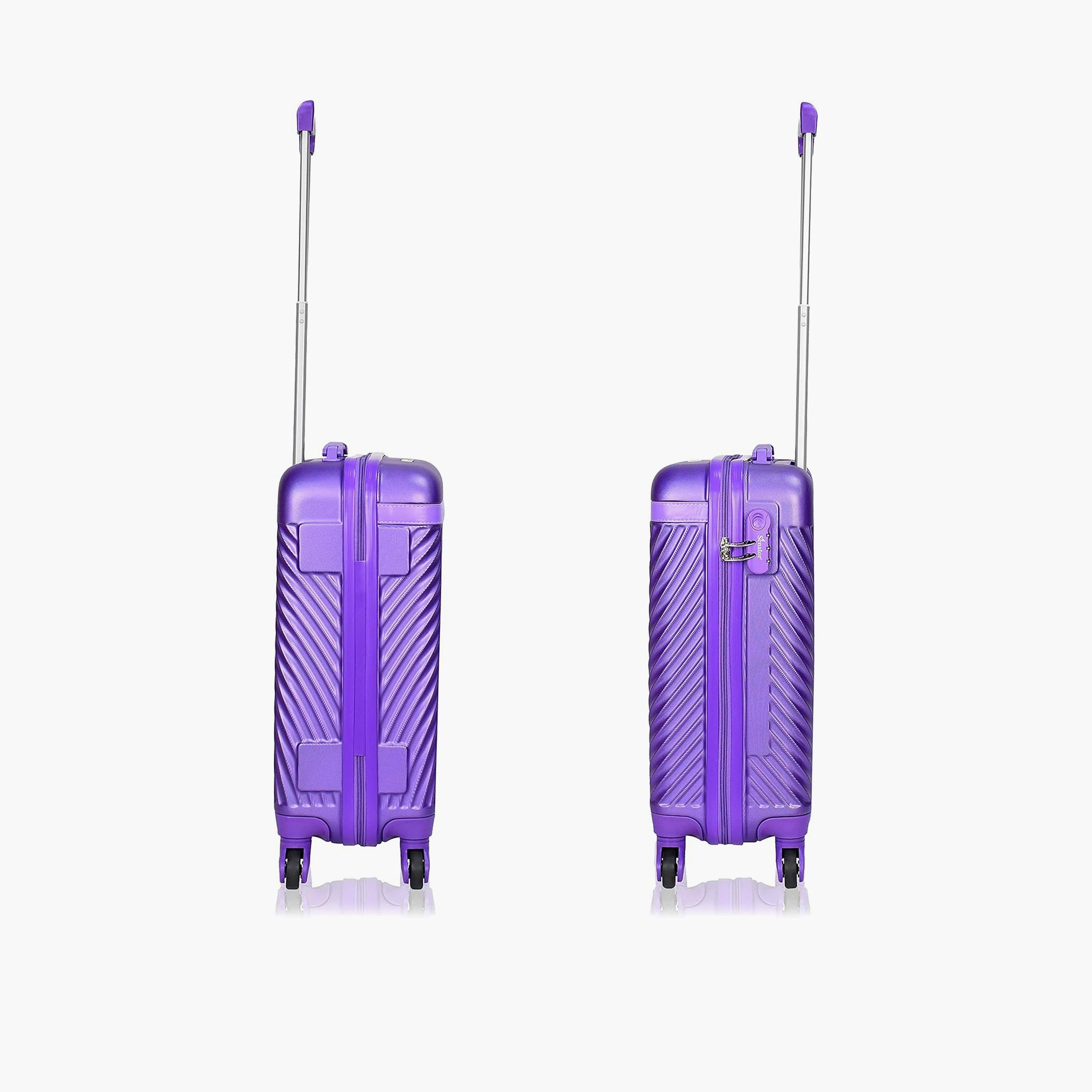 Senator 57 CM Small Cabin ABS Hard Sided 4-Wheeler Spinner Trolley Bag with Combination Lock | KH1065-20-travel-luggagesandbags-luggage-image-6