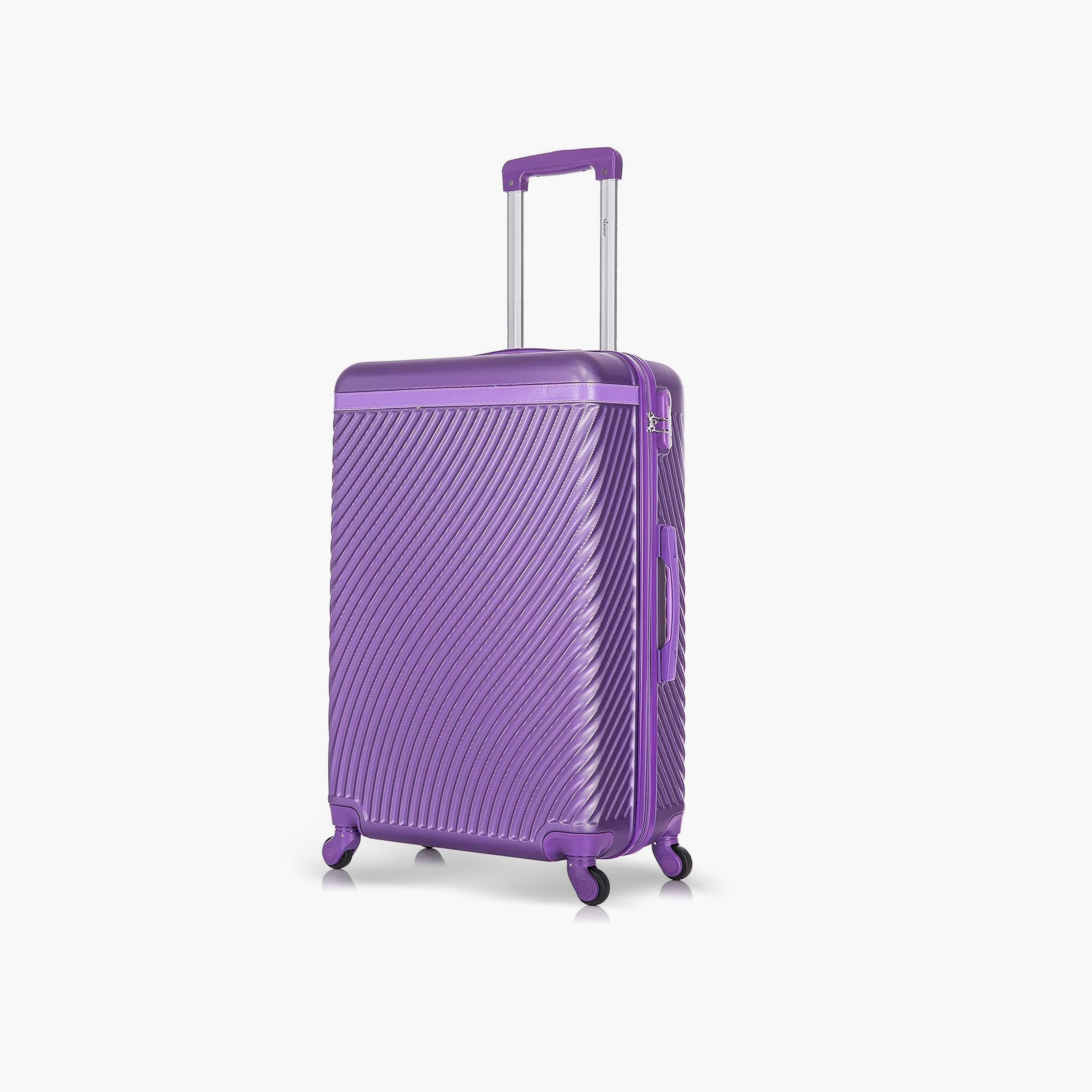 Senator 66 CM Medium Check-in ABS Hard Sided 4-Wheeler Spinner Trolley Bag with Combination Lock | KH1065-24-travel-luggagesandbags-luggage-image-1