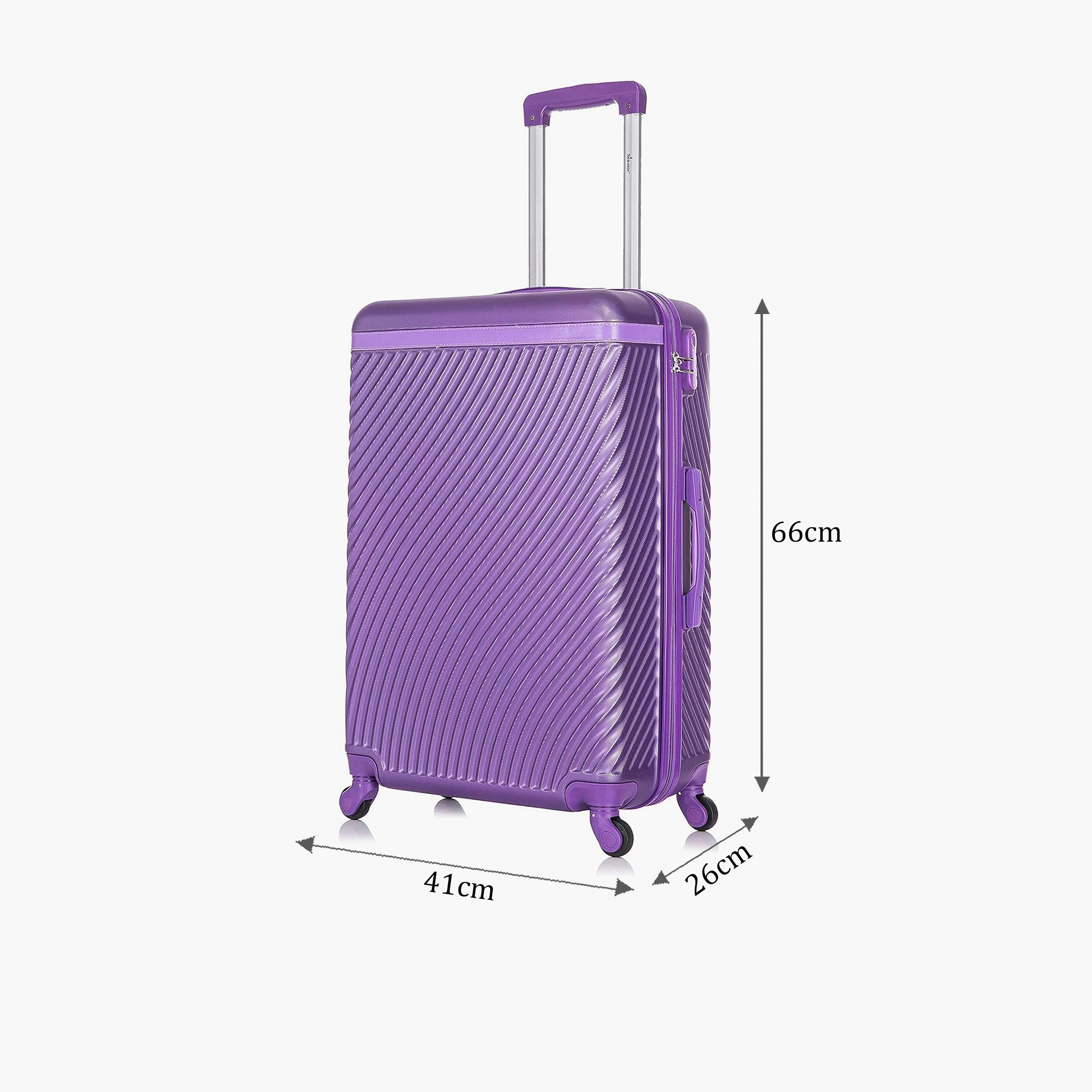 Senator 66 CM Medium Check-in ABS Hard Sided 4-Wheeler Spinner Trolley Bag with Combination Lock | KH1065-24-travel-luggagesandbags-luggage-image-2