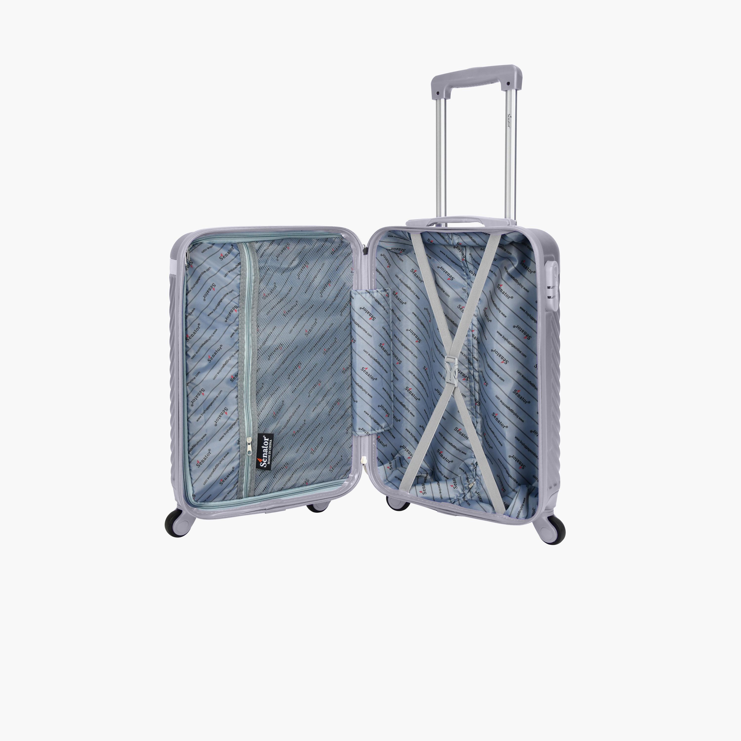 Senator 57 CM Small Cabin ABS Hard Sided 4-Wheeler Spinner Trolley Bag with Combination Lock | KH1065-20-travel-luggagesandbags-luggage-image-5