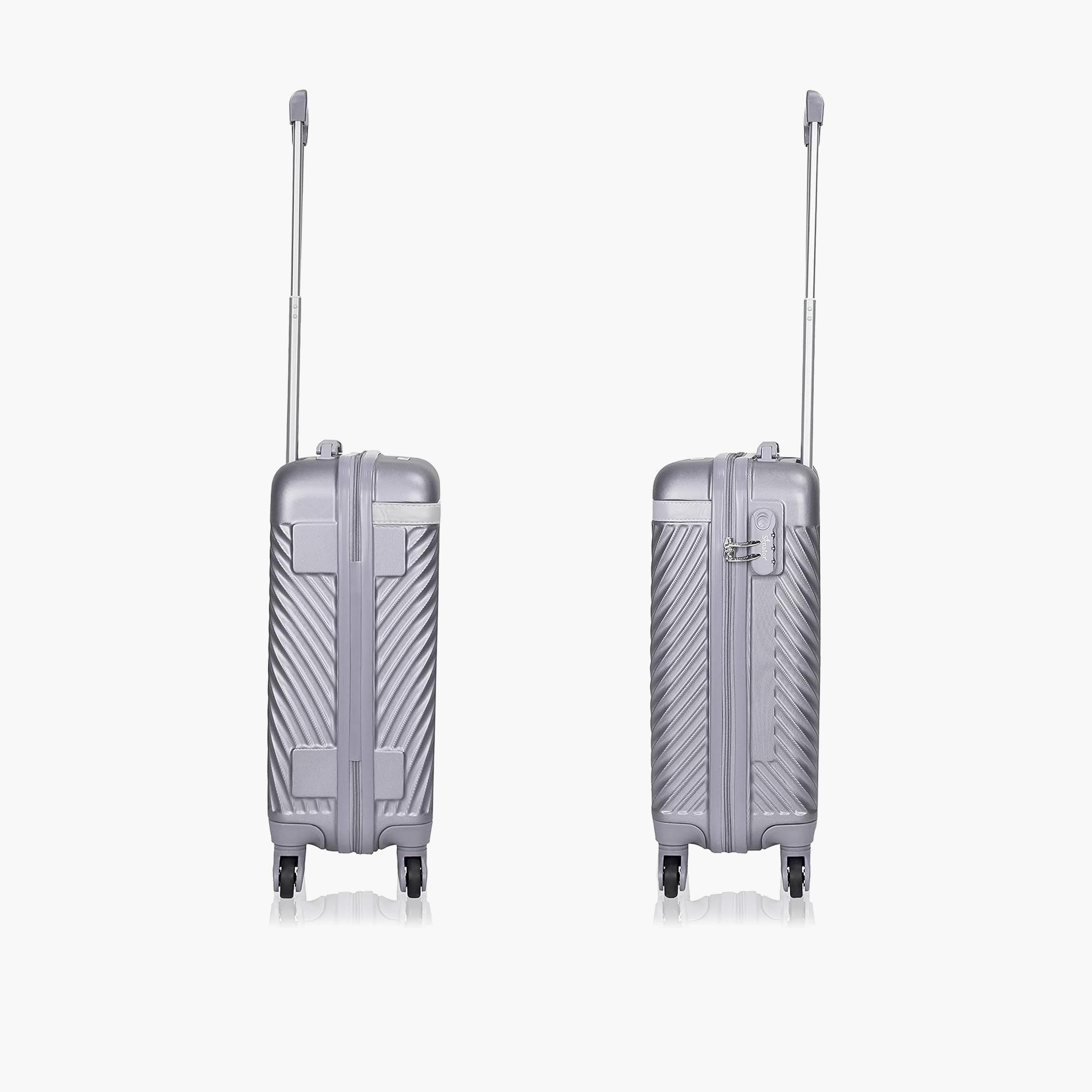 Senator 57 CM Small Cabin ABS Hard Sided 4-Wheeler Spinner Trolley Bag with Combination Lock | KH1065-20-travel-luggagesandbags-luggage-image-6