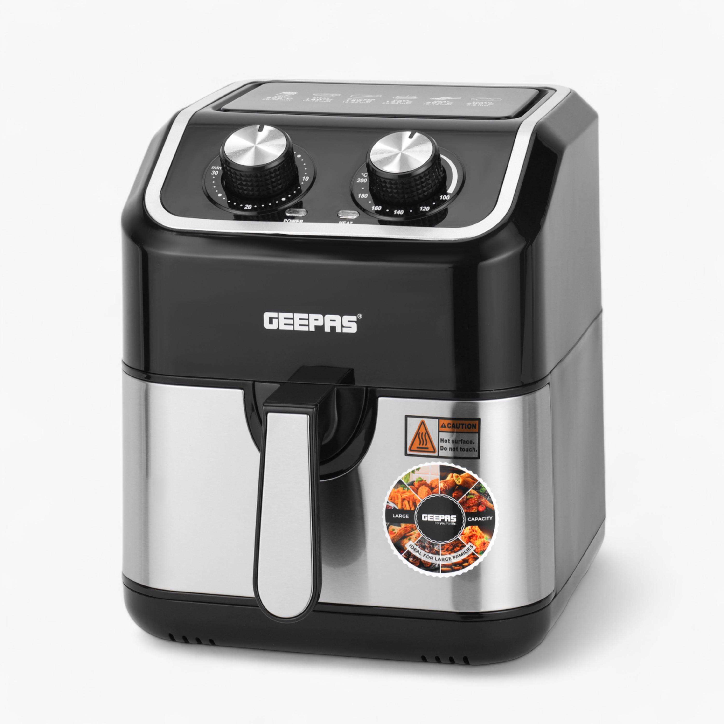 مقلاة هوائية 1600 واط بسعة 5 لتر من جيباس - GAF37528-household-appliances-kitchenappliances-airfryers-image-1