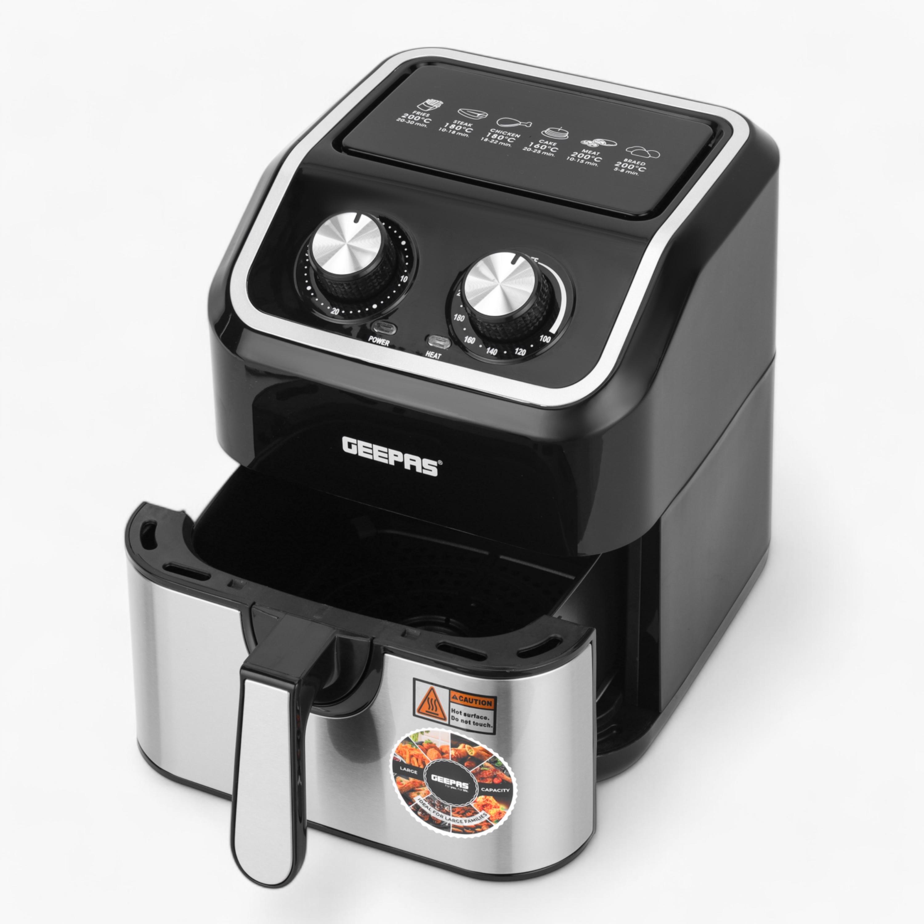 مقلاة هوائية 1600 واط بسعة 5 لتر من جيباس - GAF37528-household-appliances-kitchenappliances-airfryers-image-3