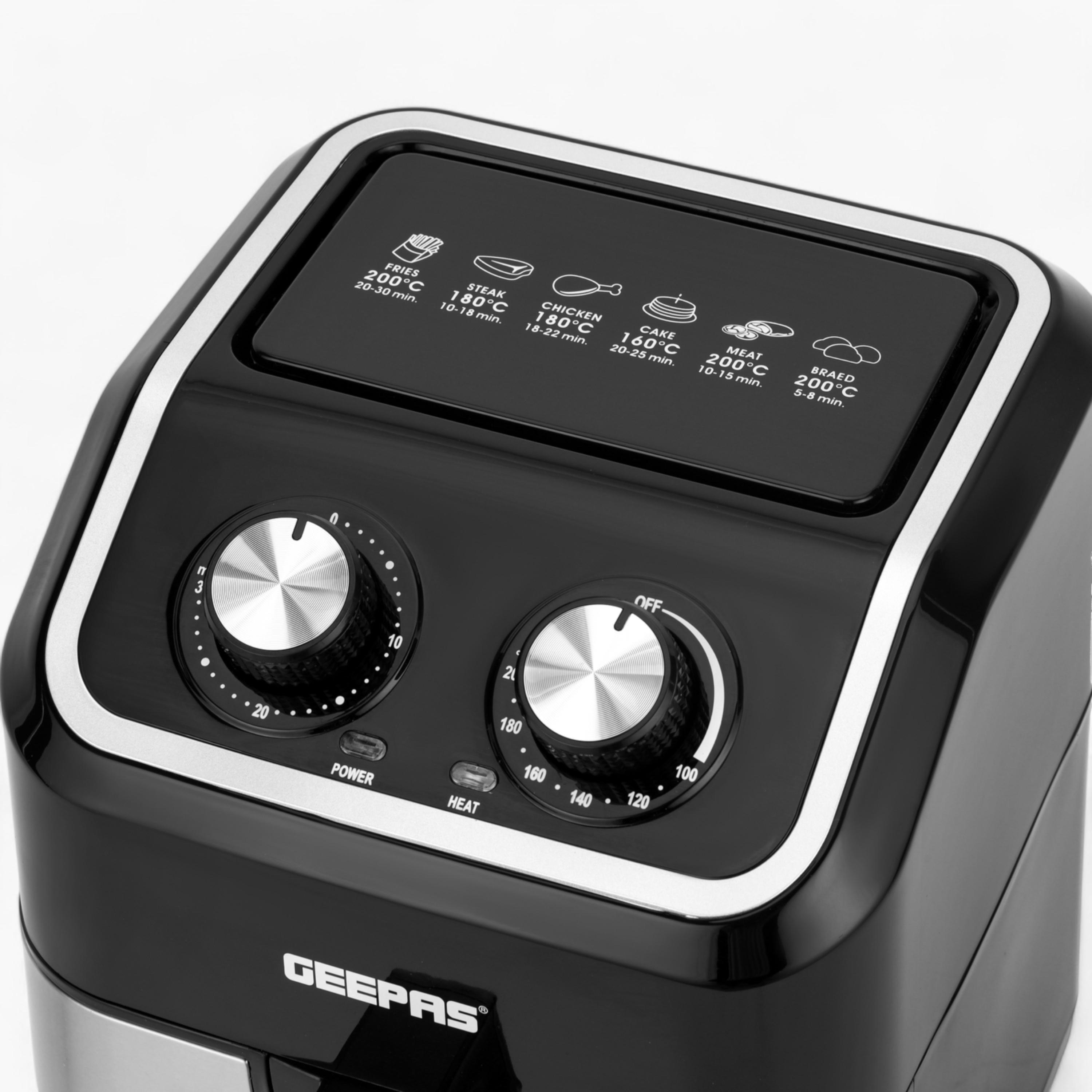 مقلاة هوائية 1600 واط بسعة 5 لتر من جيباس - GAF37528-household-appliances-kitchenappliances-airfryers-image-4