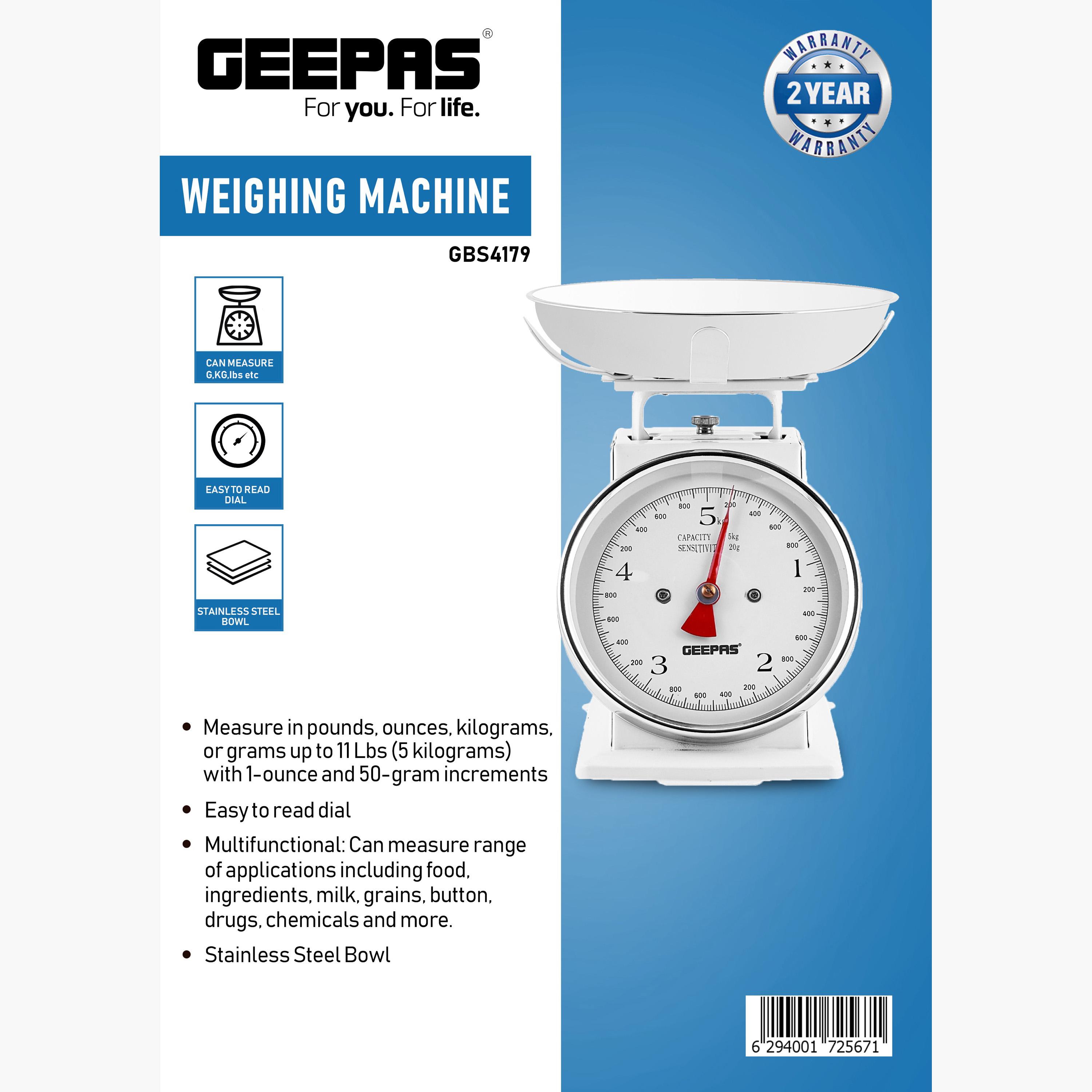 Kitchen Analog Weighing Scale with Removable Bowl-household-appliances-kitchenappliances-otherkitchenappliances-image-5