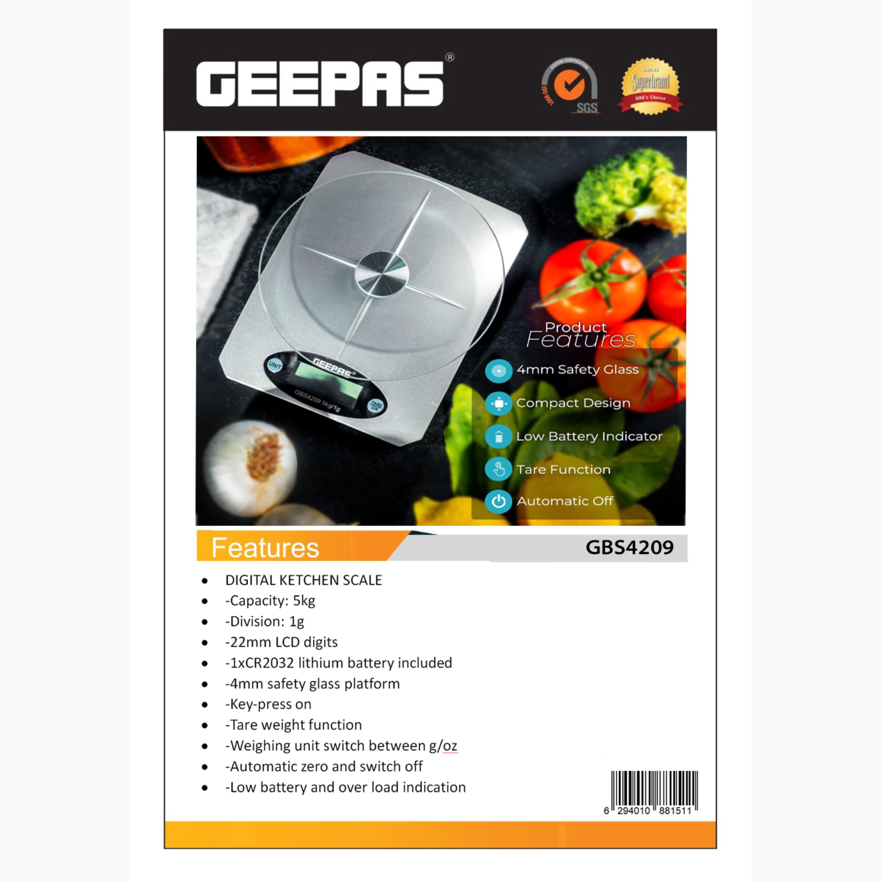 Kitchen Weighing Scale - GBS4209-household-appliances-kitchenappliances-otherkitchenappliances-image-4