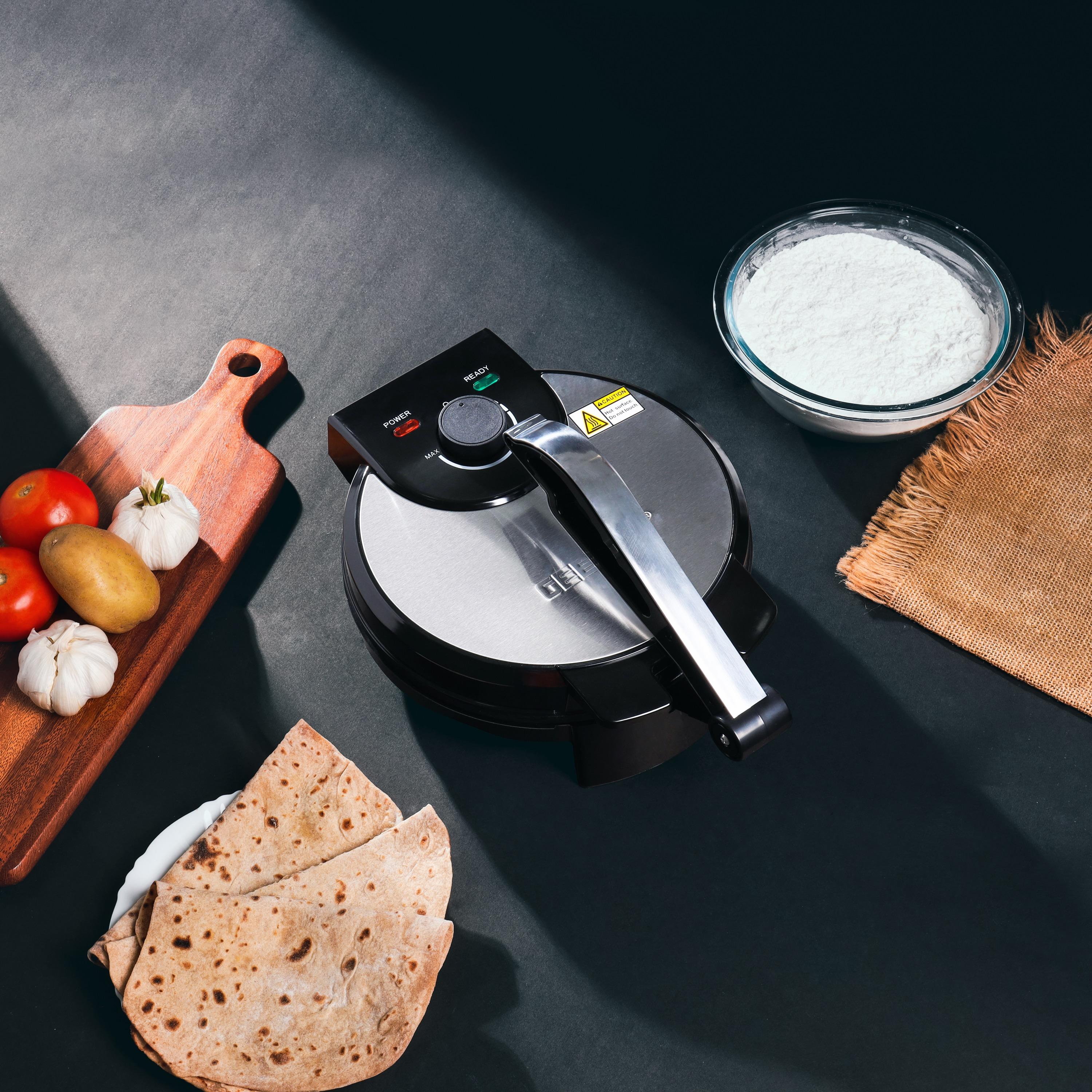 Mexican Style Tortilla Press Chapathi Maker - GCM6125-household-appliances-kitchenappliances-otherkitchenappliances-image-3