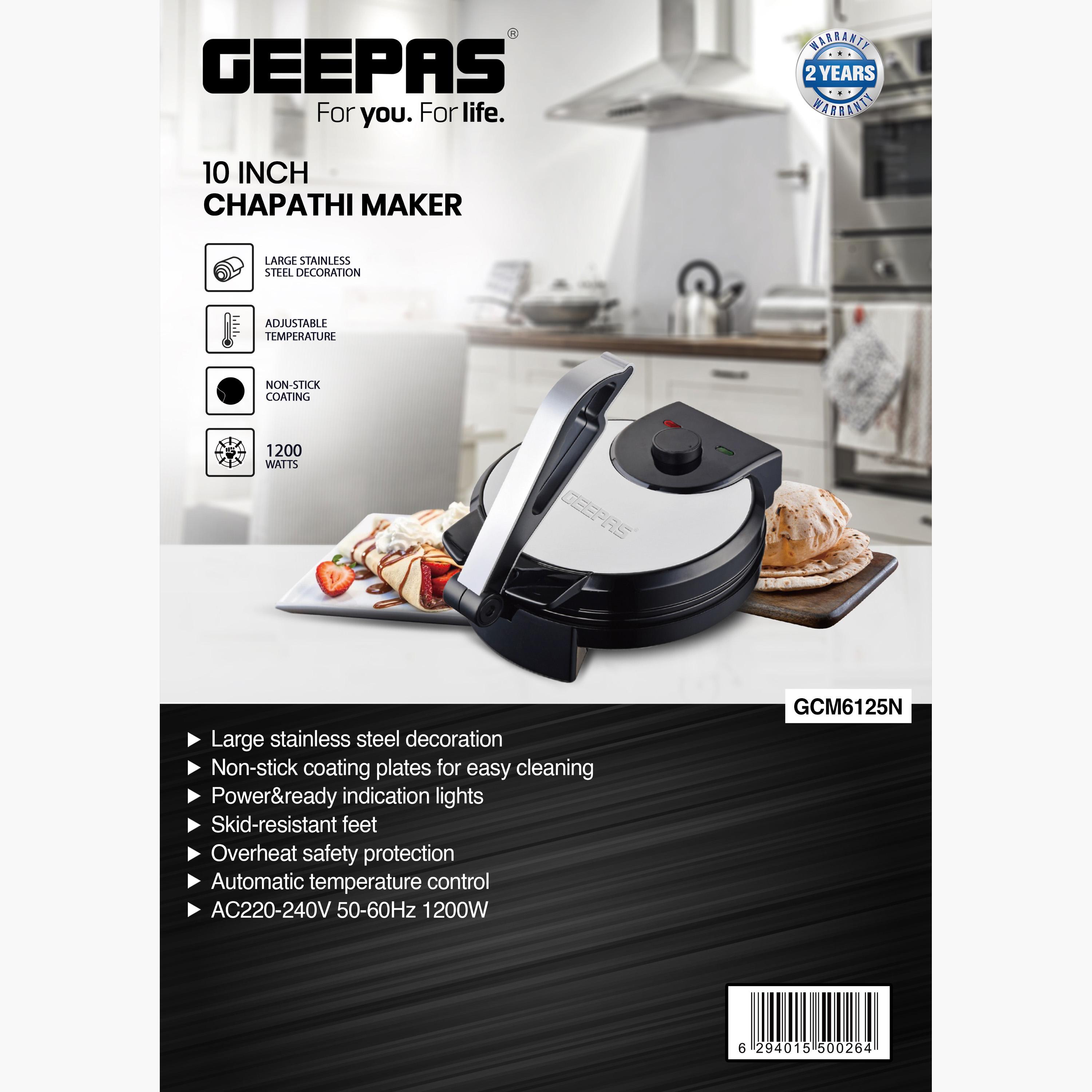 Mexican Style Tortilla Press Chapathi Maker - GCM6125-household-appliances-kitchenappliances-otherkitchenappliances-image-4