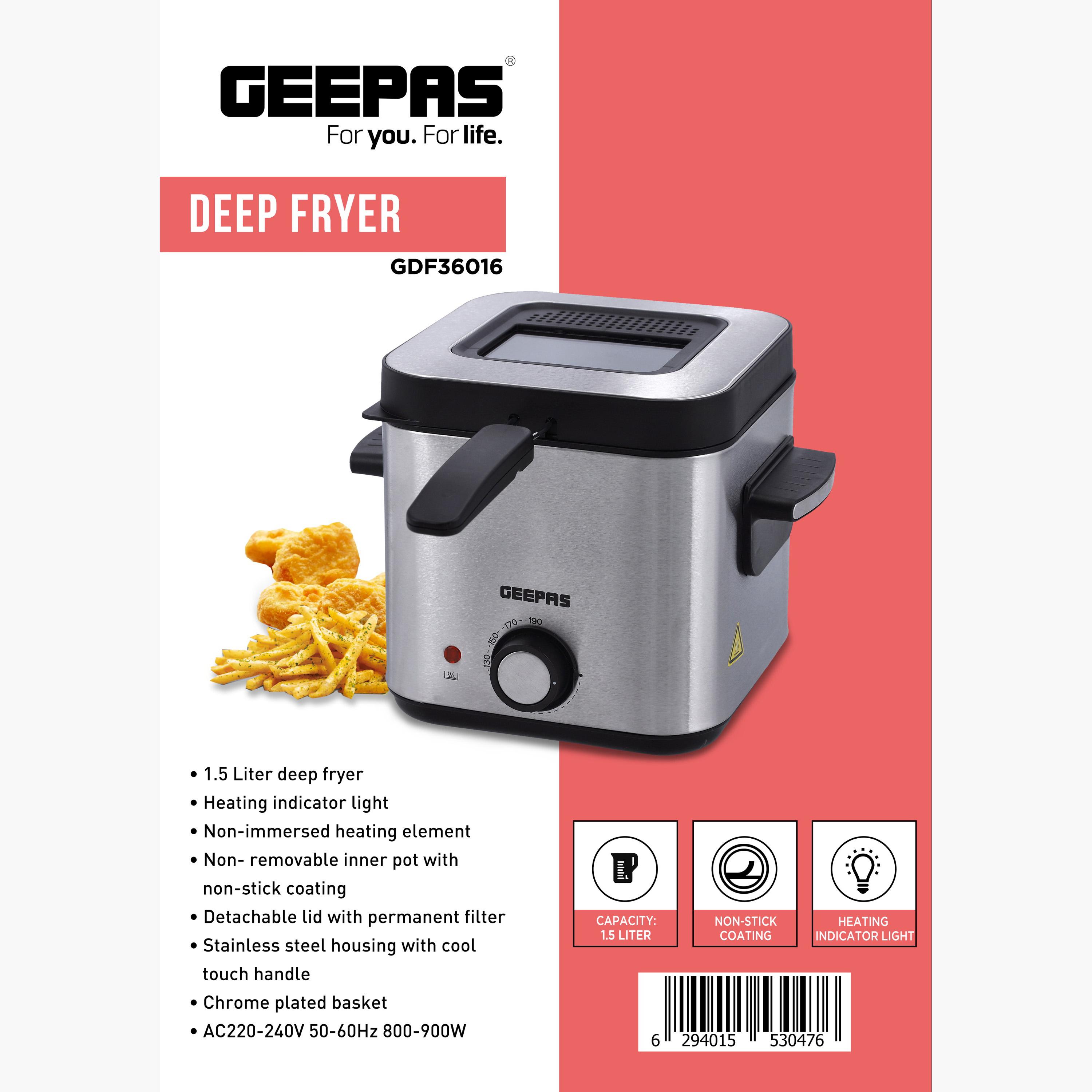 Deep Fryer - 1.5 L-household-appliances-kitchenappliances-airfryers-image-4