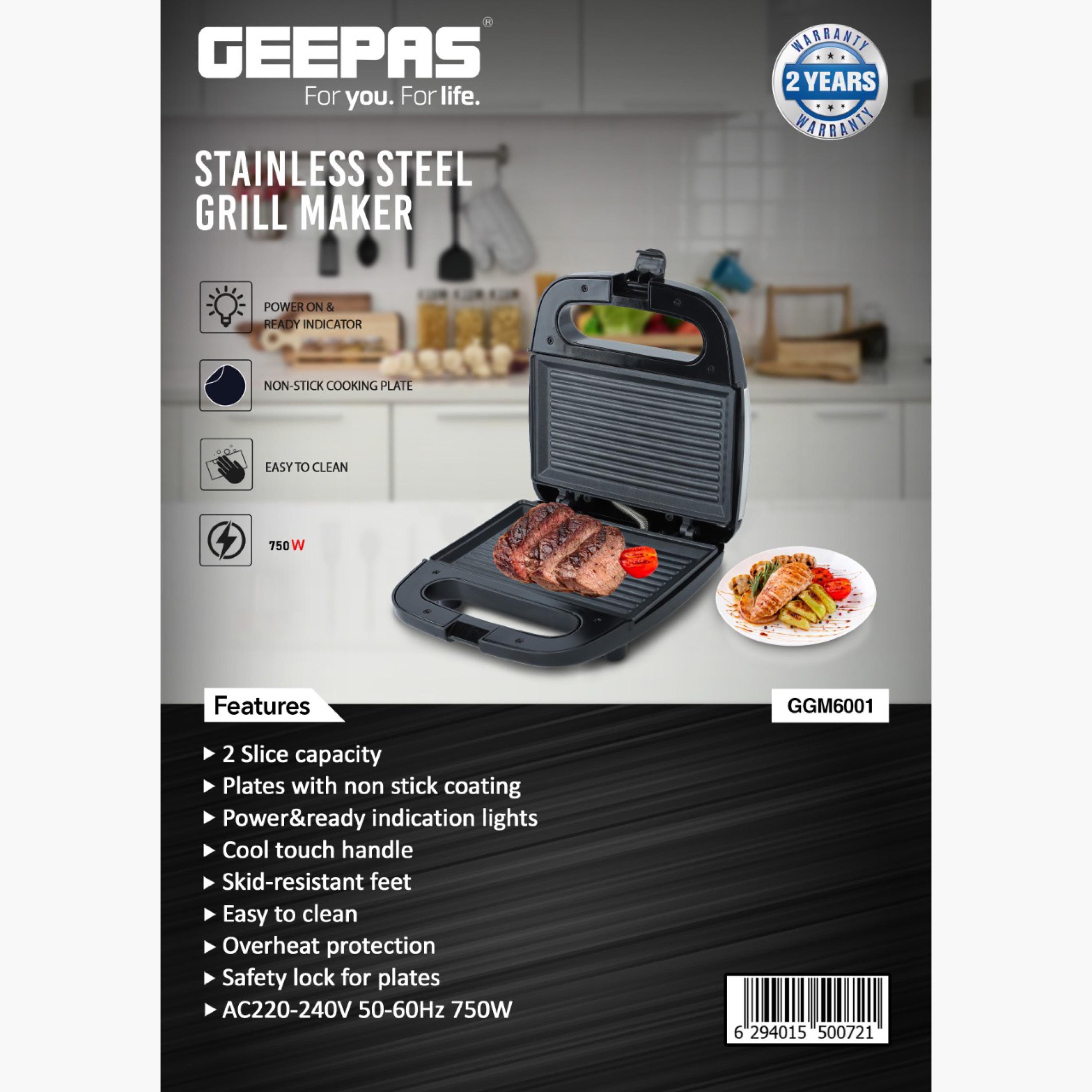 Portable 2-Slice Grill Maker-household-appliances-kitchenappliances-otherkitchenappliances-image-2