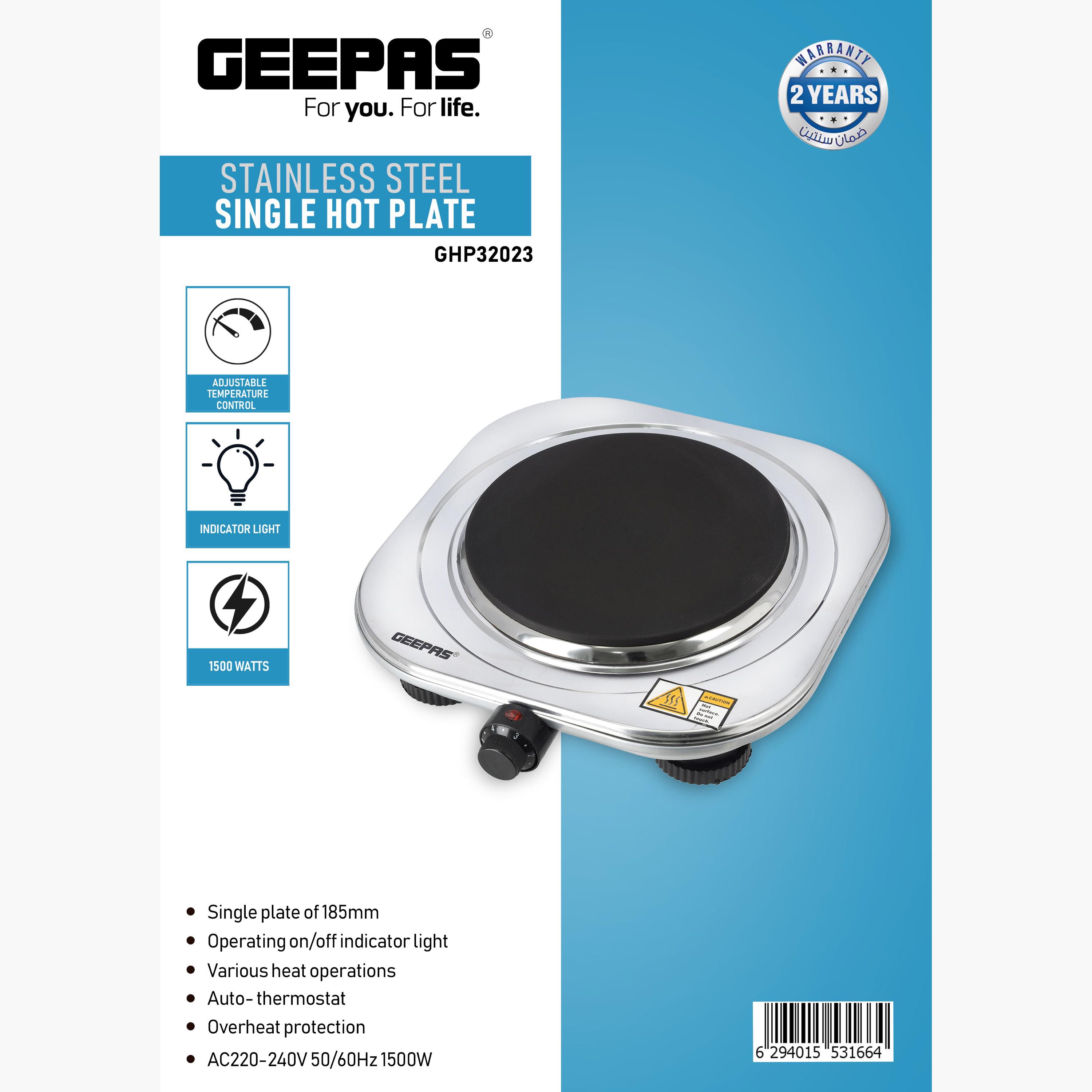 Stainless Steel Single Hot Plate - GHP32023-household-appliances-kitchenappliances-otherkitchenappliances-image-5