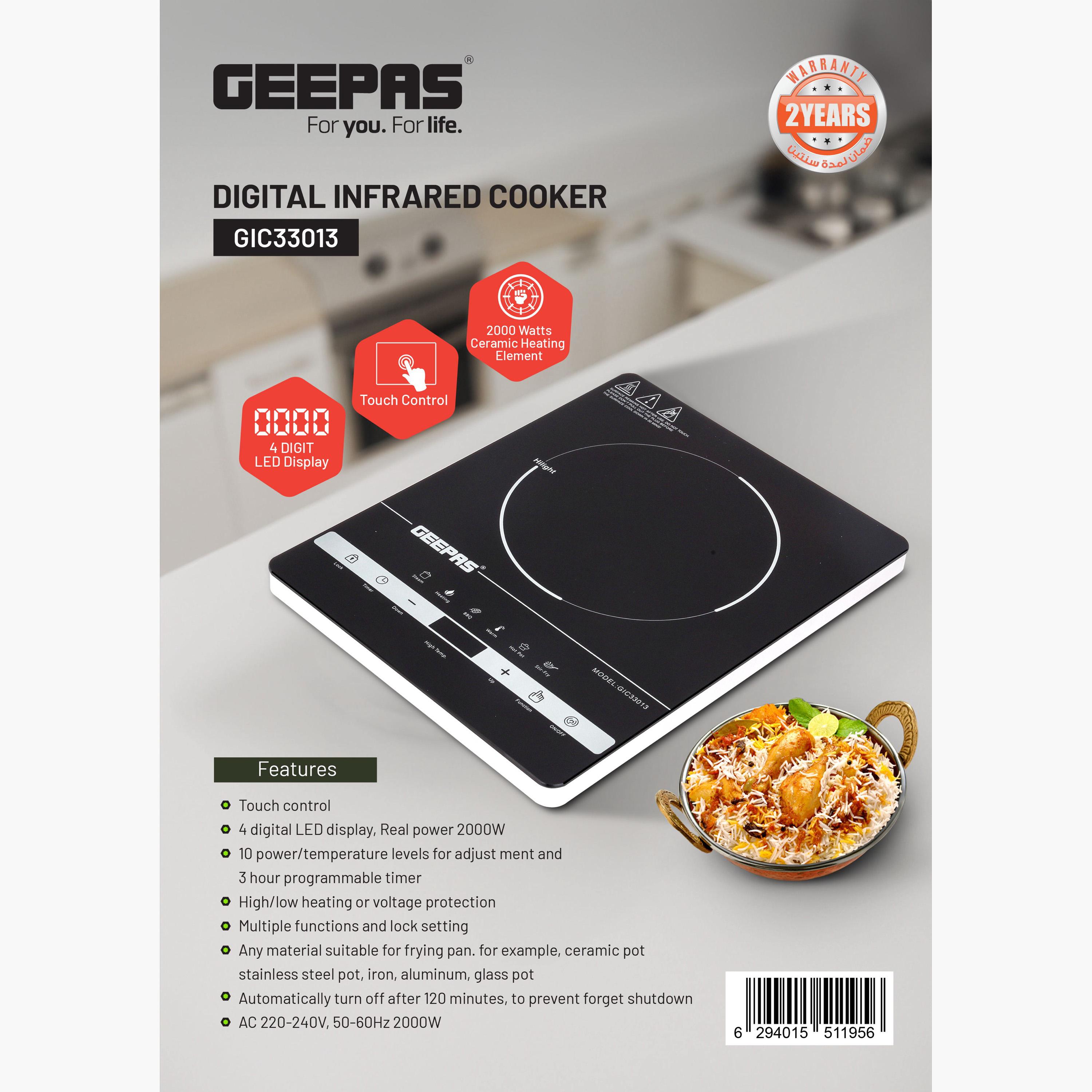 Digital Infrared Cooker - GIC33013-household-appliances-kitchenappliances-otherkitchenappliances-image-5