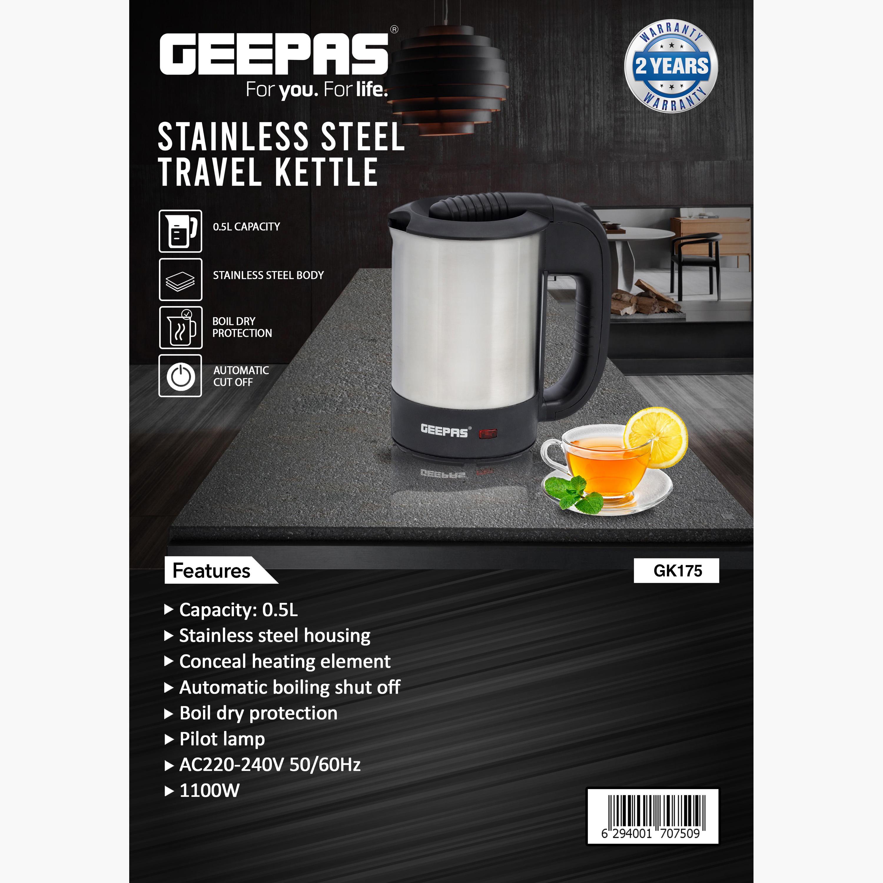 1000W Electric Kettle - 0.5 L -household-appliances-kitchenappliances-electrickettles-image-5