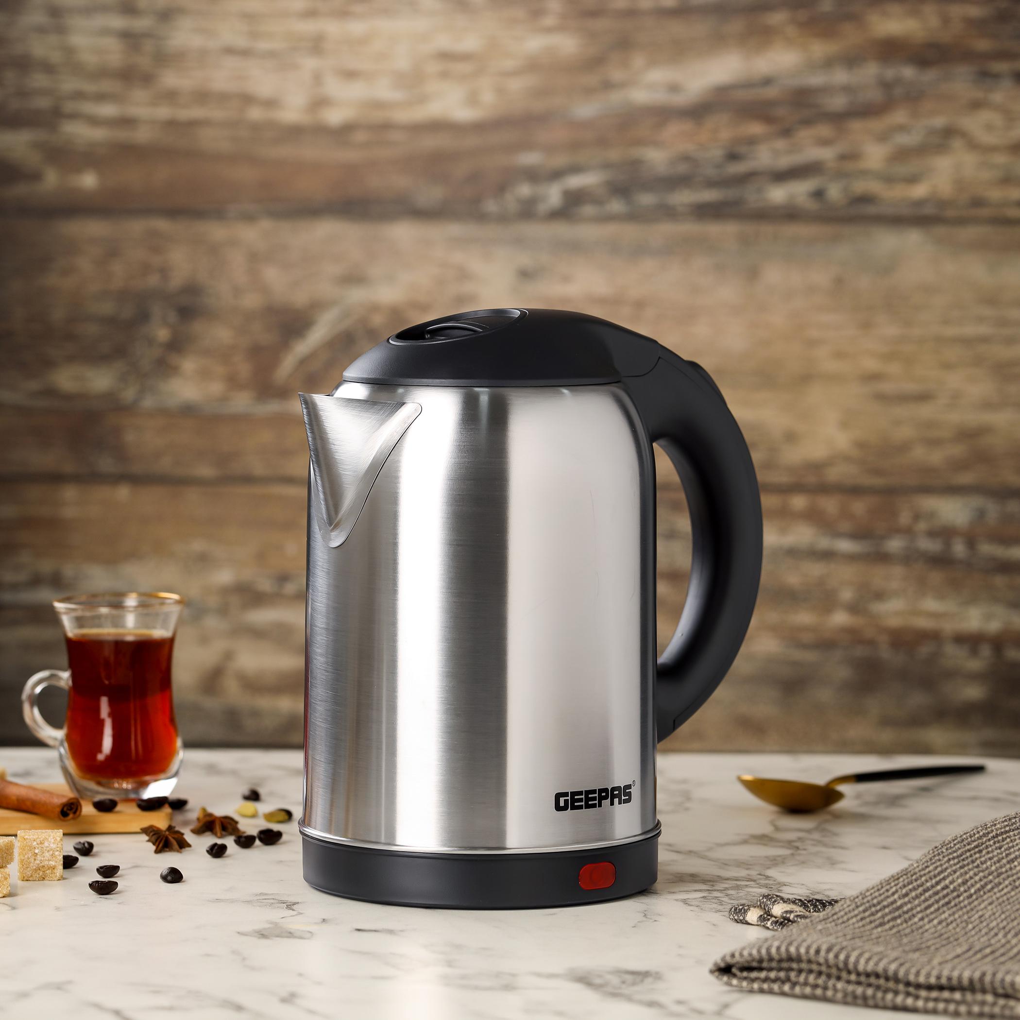 1800W Stainless Steel 2 L Electric Kettle - GK5466B-household-appliances-kitchenappliances-electrickettles-image-1