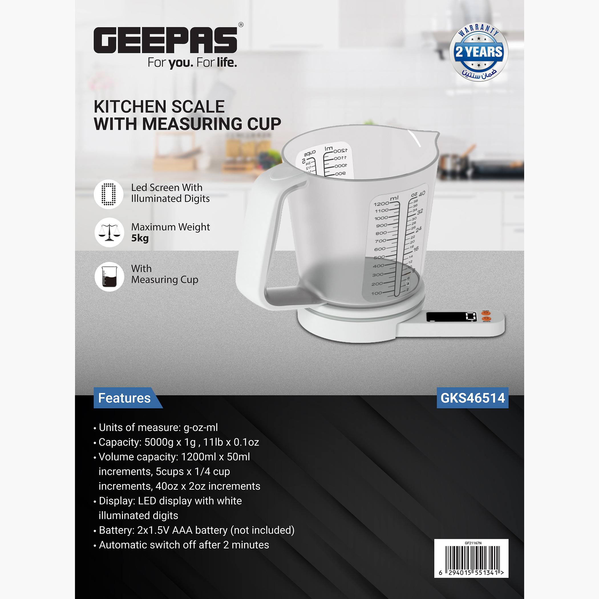 Kitchen Scale with Measuring Cup - GKS46514-household-appliances-kitchenappliances-otherkitchenappliances-image-5