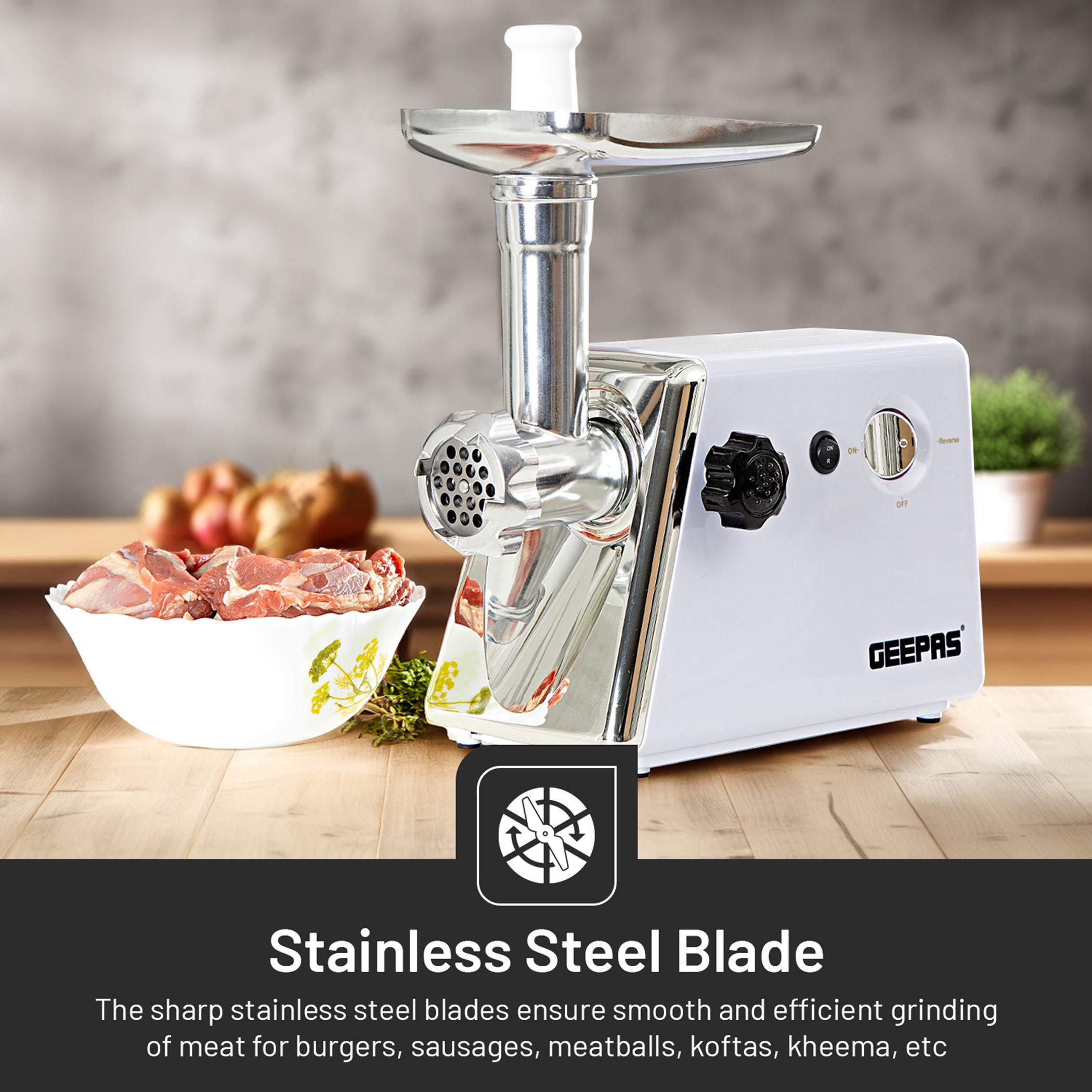 Meat Grinder with Stainless Steel Blades - GMG746-household-appliances-kitchenappliances-blendersmixersandgrinders-image-4