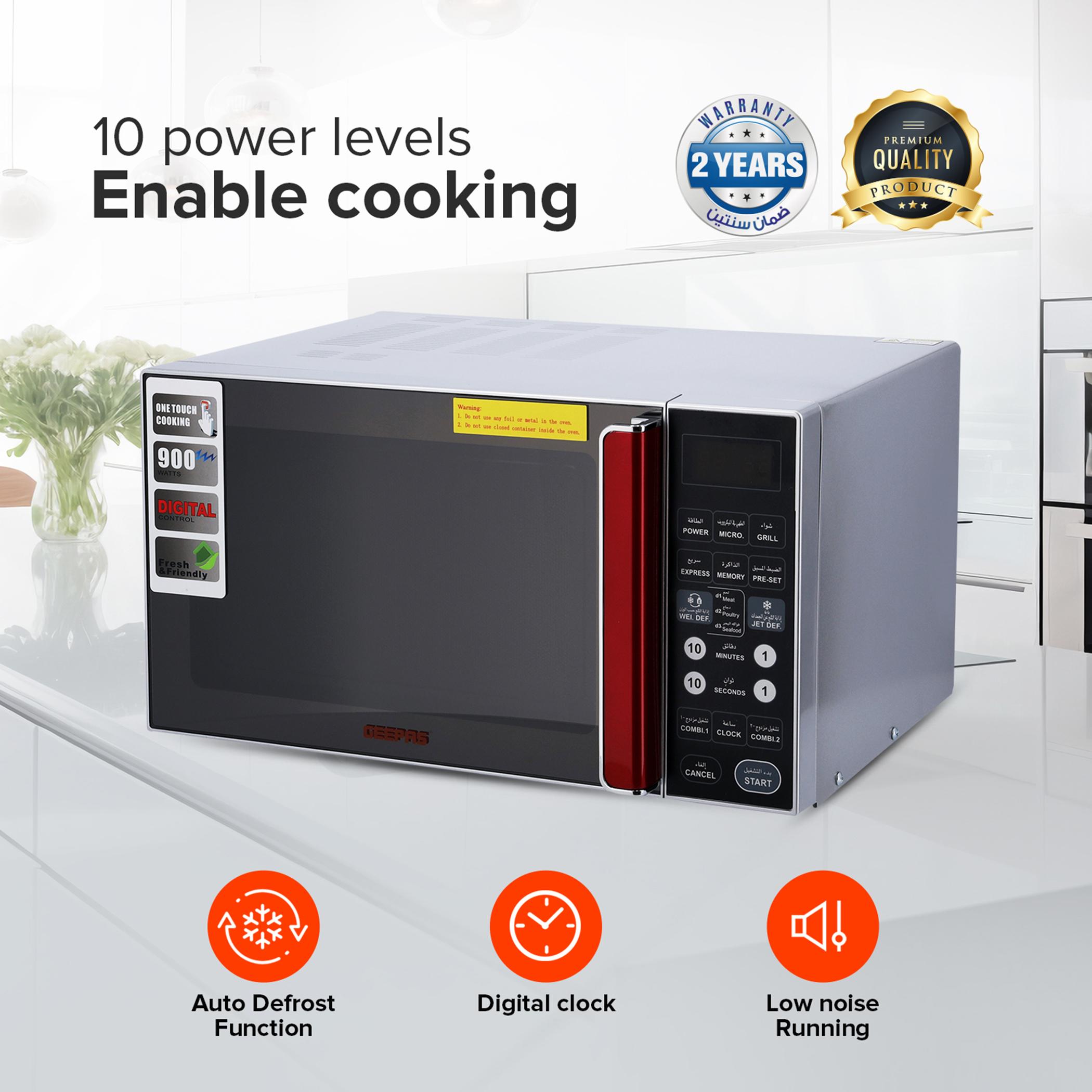 Digital 900W 27 L Microwave Oven - GMO1876-household-appliances-kitchenappliances-microwavesandovens-image-3