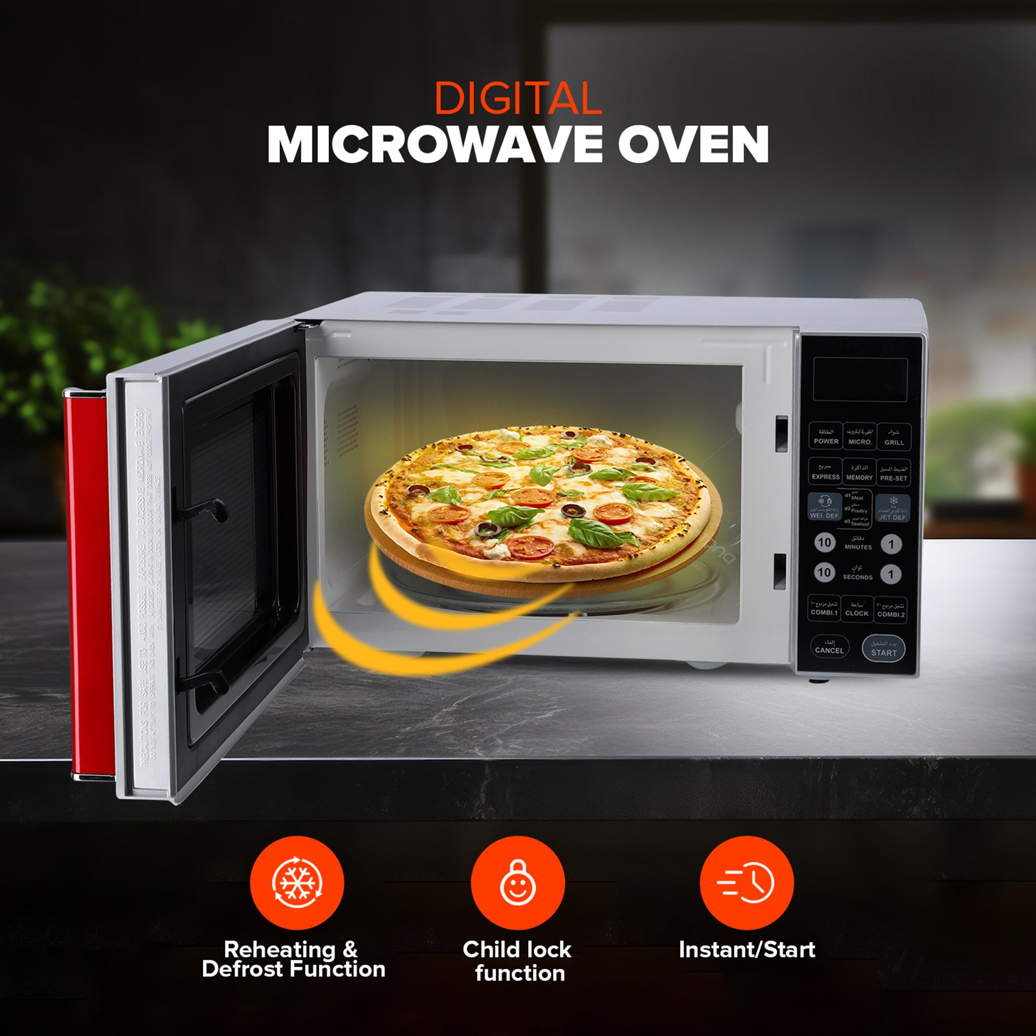 Digital 900W 27 L Microwave Oven - GMO1876-household-appliances-kitchenappliances-microwavesandovens-image-5