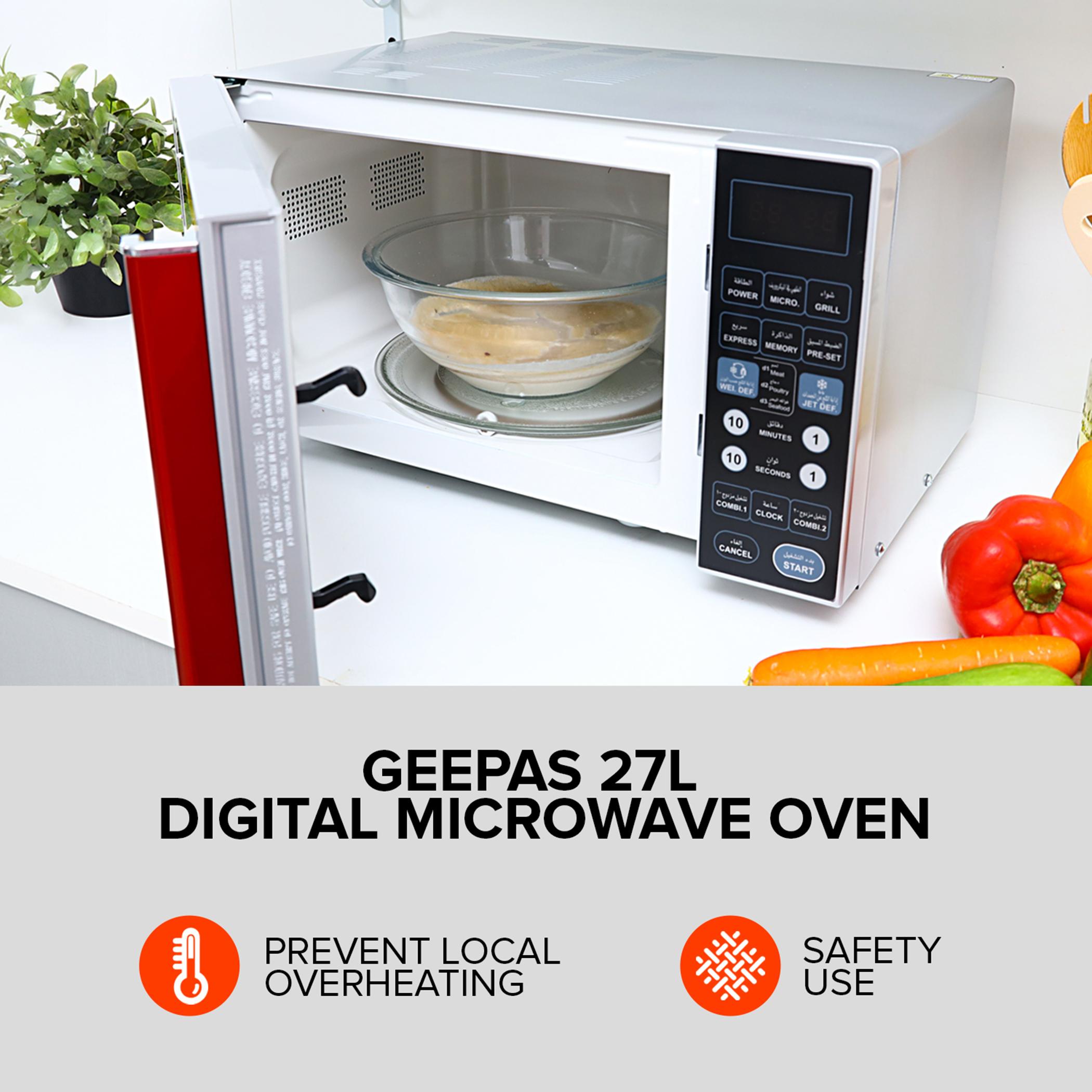 Digital 900W 27 L Microwave Oven - GMO1876-household-appliances-kitchenappliances-microwavesandovens-image-7