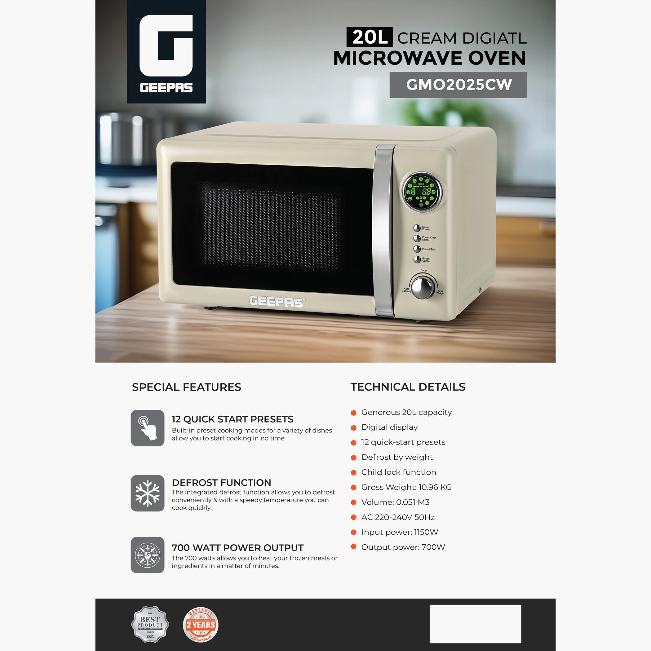 Digital Display 700W 20 L Microwave Oven-household-appliances-kitchenappliances-microwavesandovens-image-7