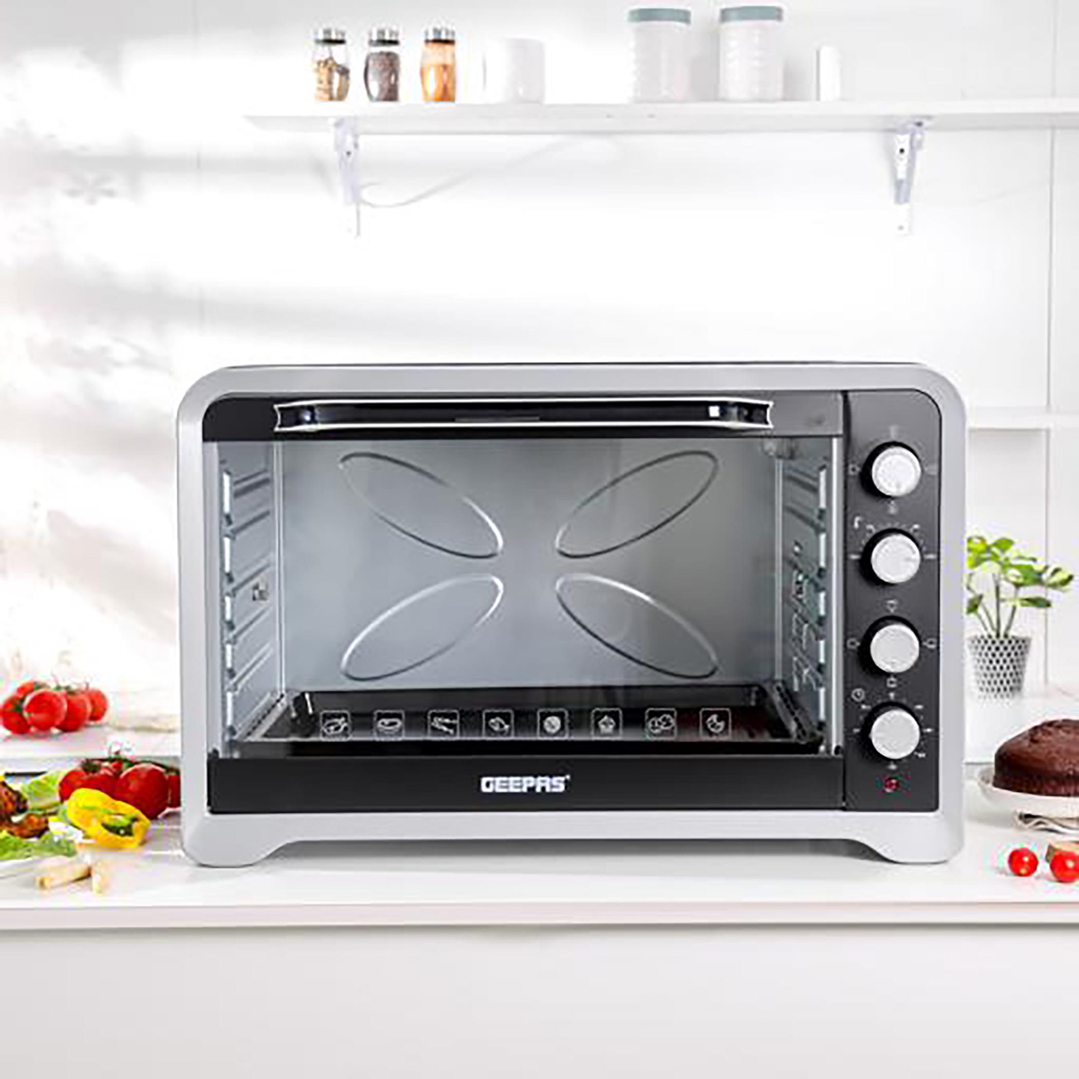 فرن كهربائي مع شواية وحمل حراري 100 لتر 2800 واط من جيباس - GO4406-household-appliances-kitchenappliances-microwavesandovens-image-5