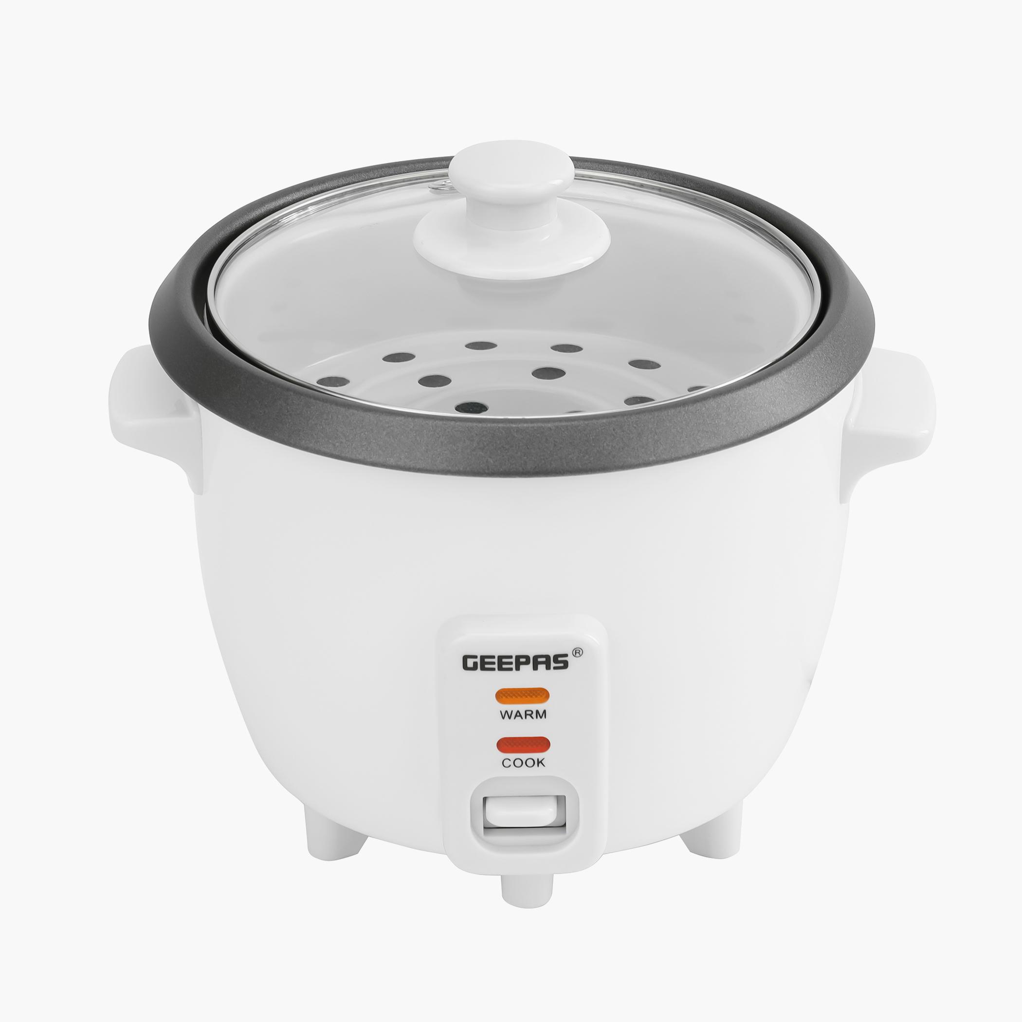 Non-Stick 350W Rice Cooker - 0.6 L -household-appliances-kitchenappliances-electriccookers-image-1