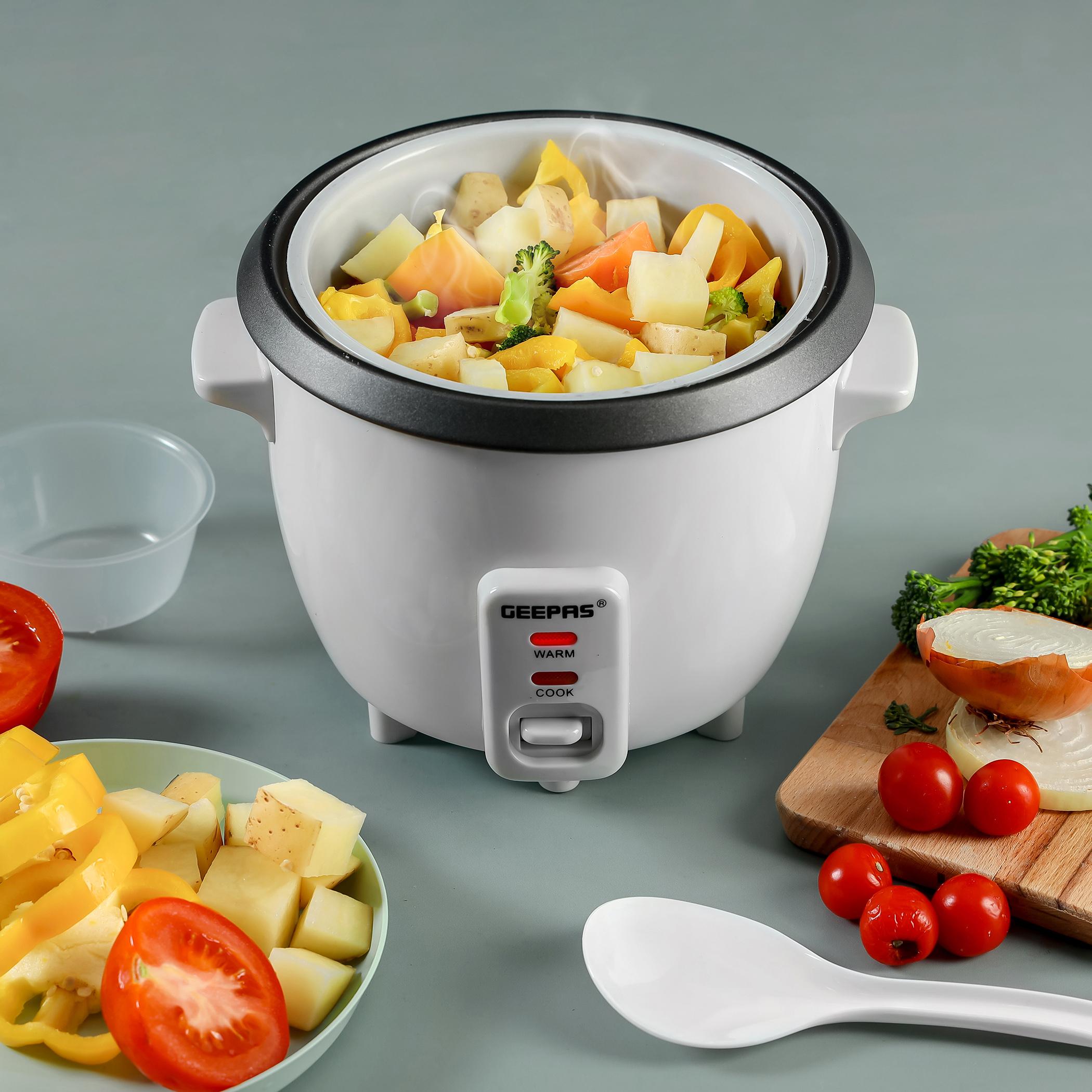Non-Stick 350W Rice Cooker - 0.6 L -household-appliances-kitchenappliances-electriccookers-image-3