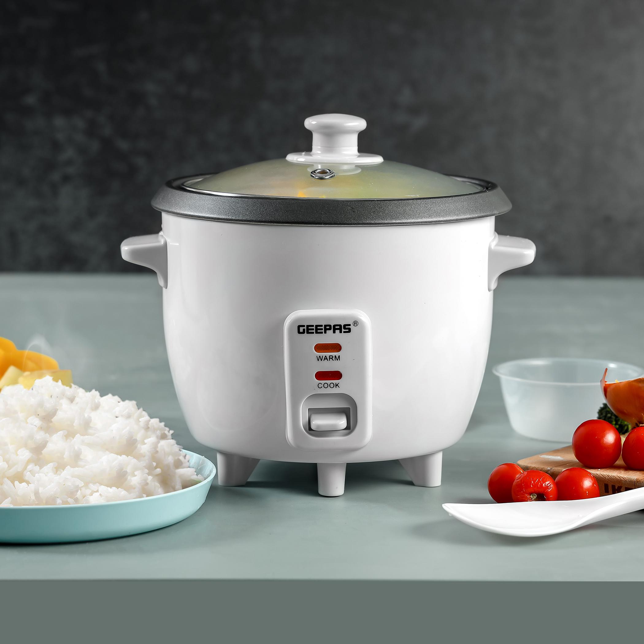 Non-Stick 350W Rice Cooker - 0.6 L -household-appliances-kitchenappliances-electriccookers-image-6