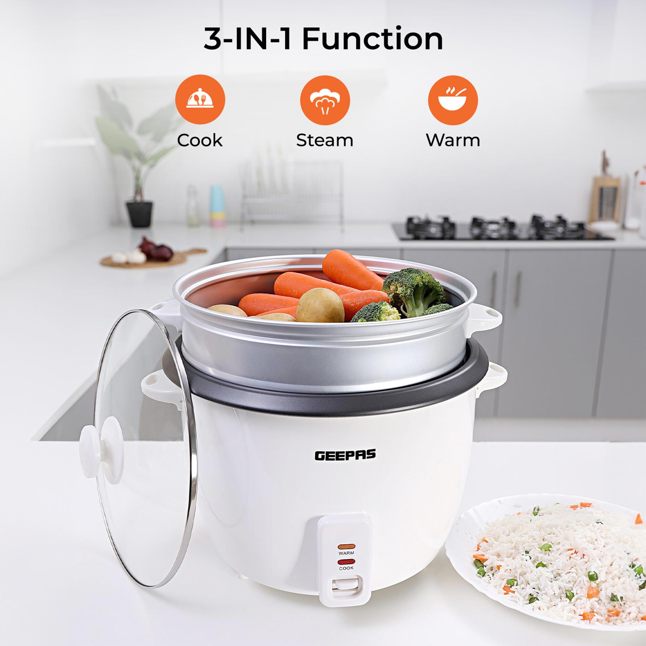 Automatic 350W 0.6 L Rice Cooker- GRC4324-household-appliances-kitchenappliances-electriccookers-image-3