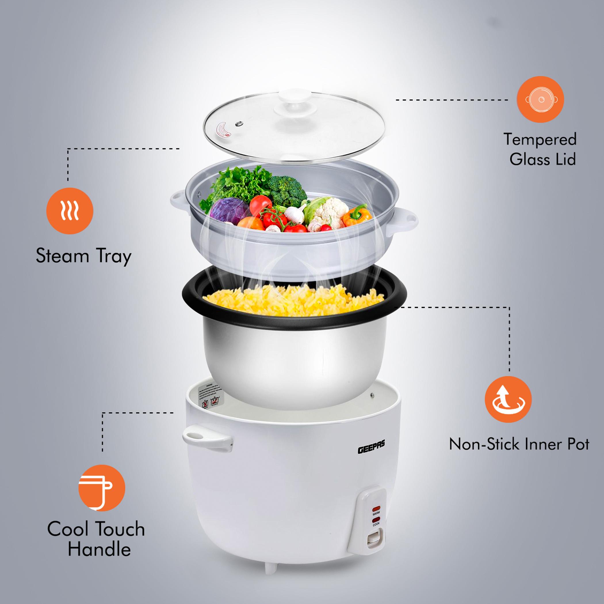 Automatic 350W 0.6 L Rice Cooker- GRC4324-household-appliances-kitchenappliances-electriccookers-image-7