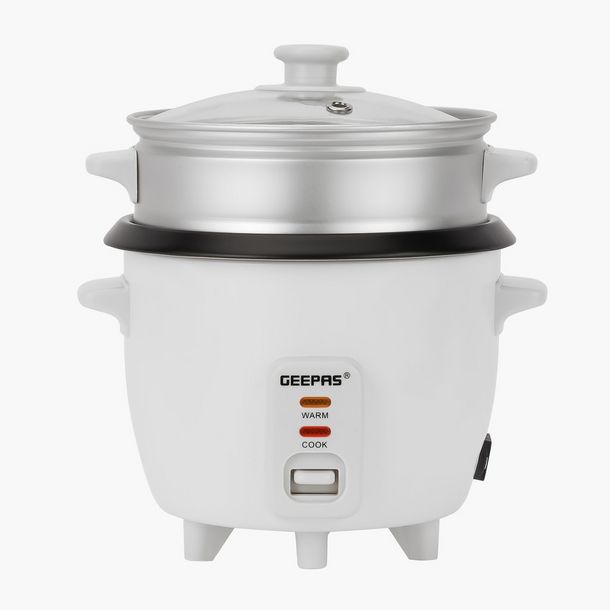 جهاز طهي الأرز الأوتوماتيكي متعدد الوظائف بقوة 450 واط وسعة 1 لتر من جيباس - GRC4325-household-appliances-kitchenappliances-electriccookers-image-1