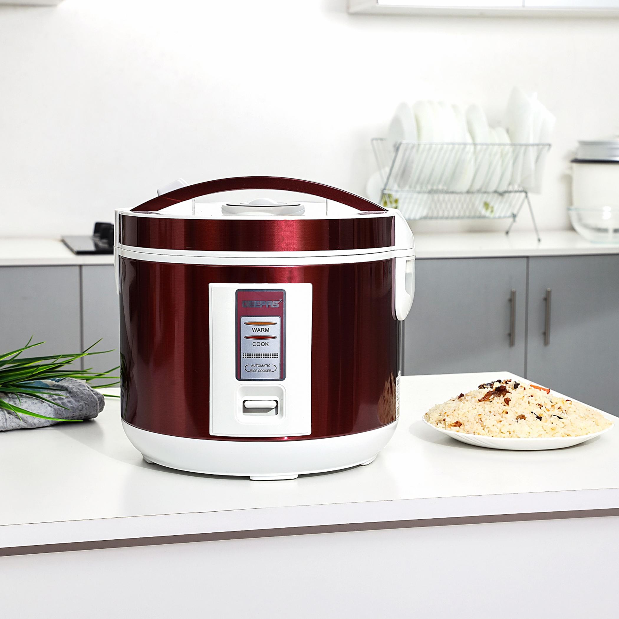 Stainless Steel 1.5 L Rice Cooker- GRC4328-household-appliances-kitchenappliances-electriccookers-image-2