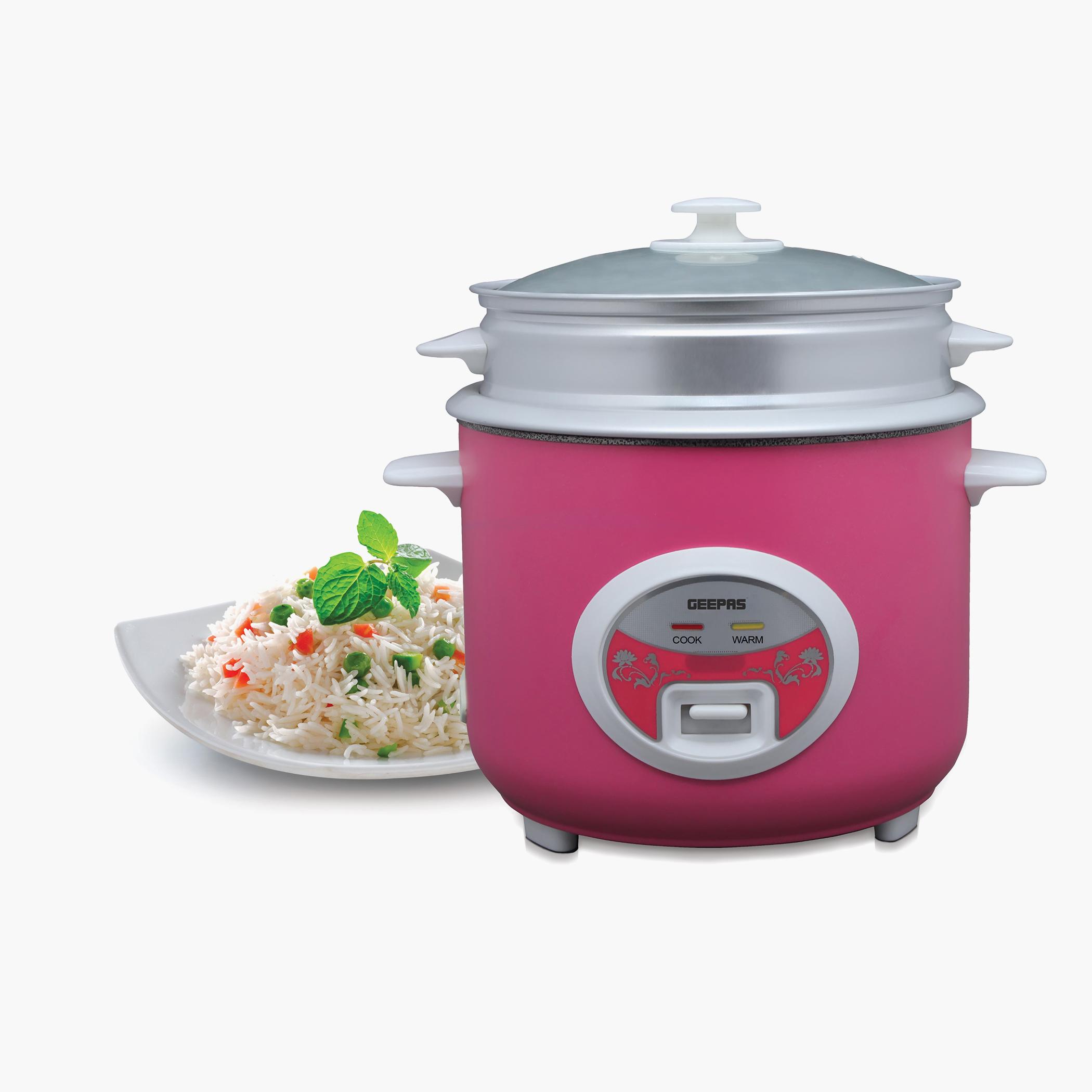 Deluxe 1.8 L Stainless Steel Ricer Cooker- GRC4329-household-appliances-kitchenappliances-electriccookers-image-1