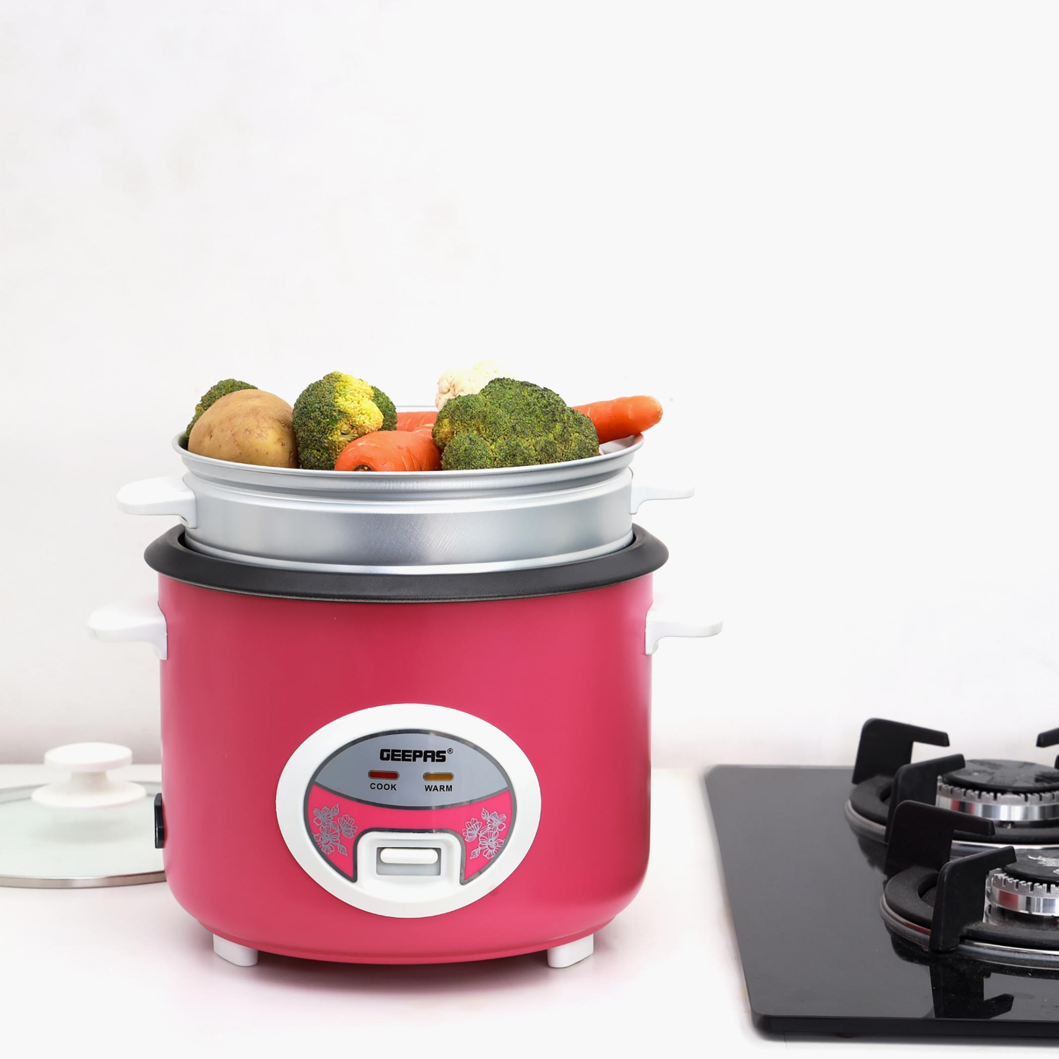 Deluxe 1.8 L Stainless Steel Ricer Cooker- GRC4329-household-appliances-kitchenappliances-electriccookers-image-4