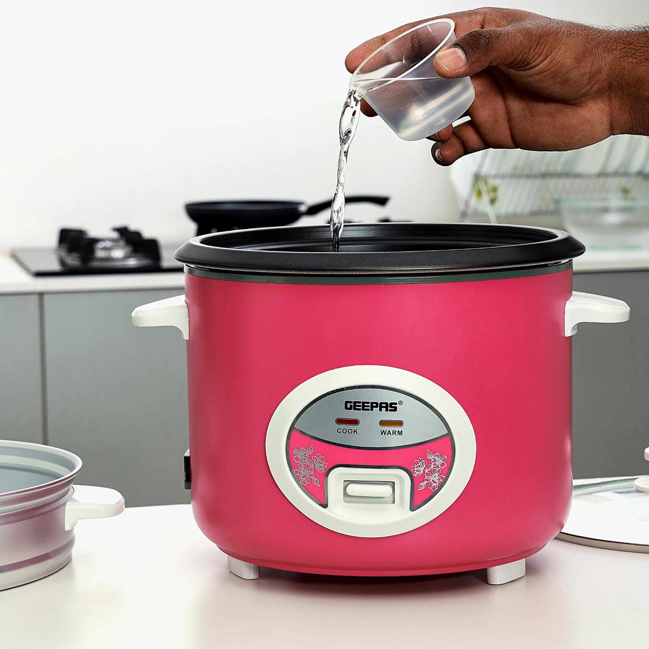 Deluxe 1.8 L Stainless Steel Ricer Cooker- GRC4329-household-appliances-kitchenappliances-electriccookers-image-3