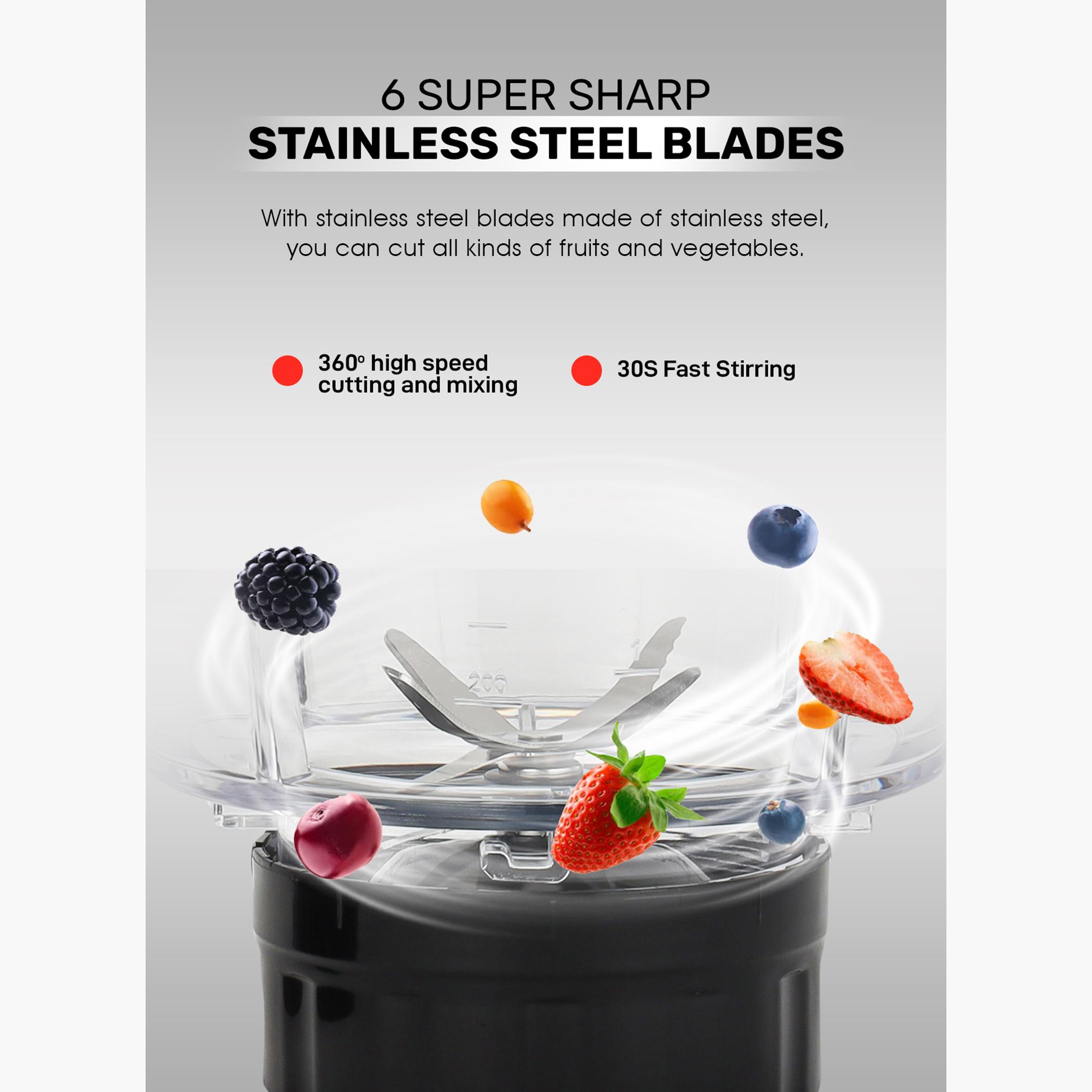 600W 2-in-1 Blender with Stainless Steel Cutting Blades - GSB44027T-household-appliances-kitchenappliances-blendersmixersandgrinders-image-6