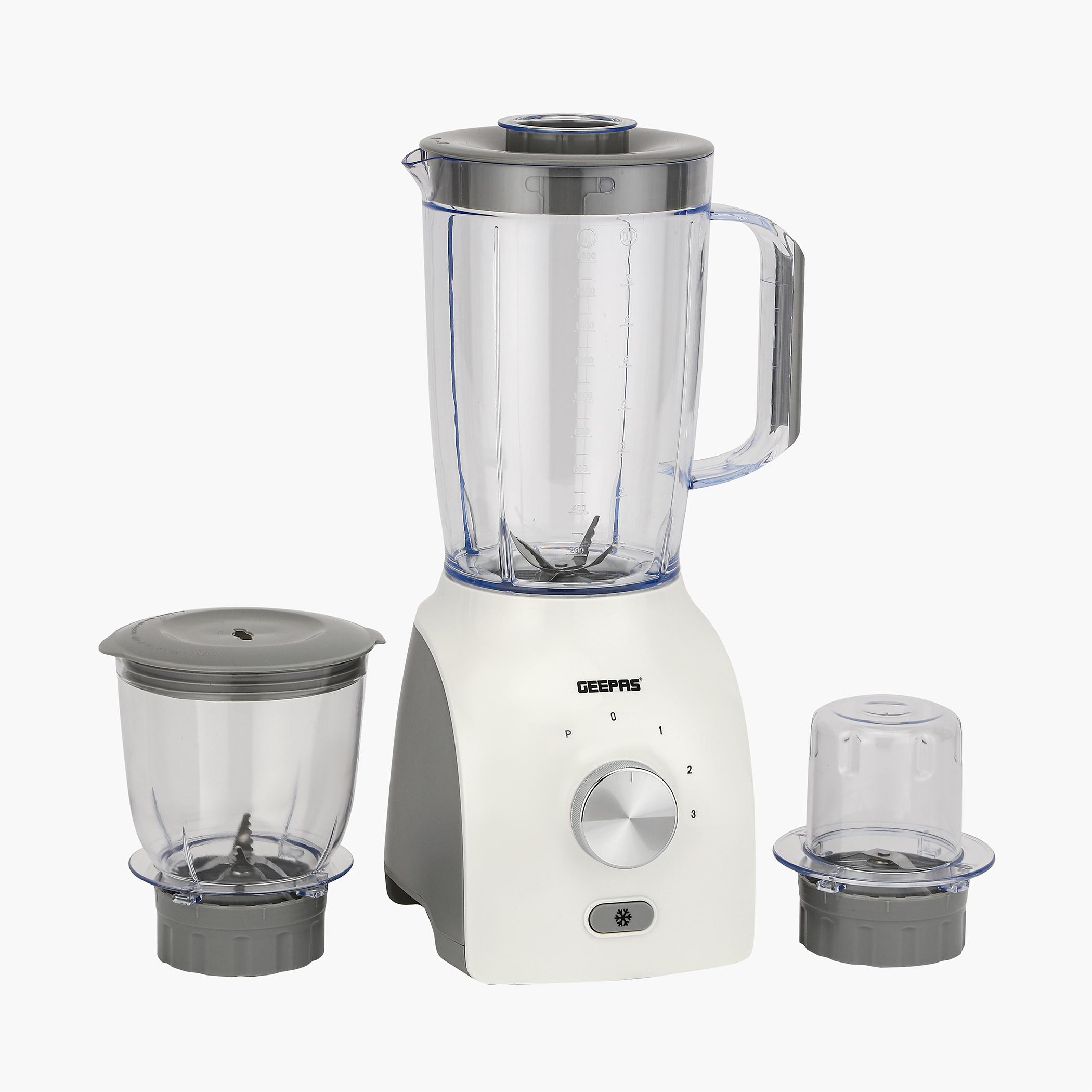 خلاط 3 في 1 بقوة 650 واط مع شفرات قطع من الستانلس ستيل من جيباس - GSB44034-household-appliances-kitchenappliances-blendersmixersandgrinders-image-1